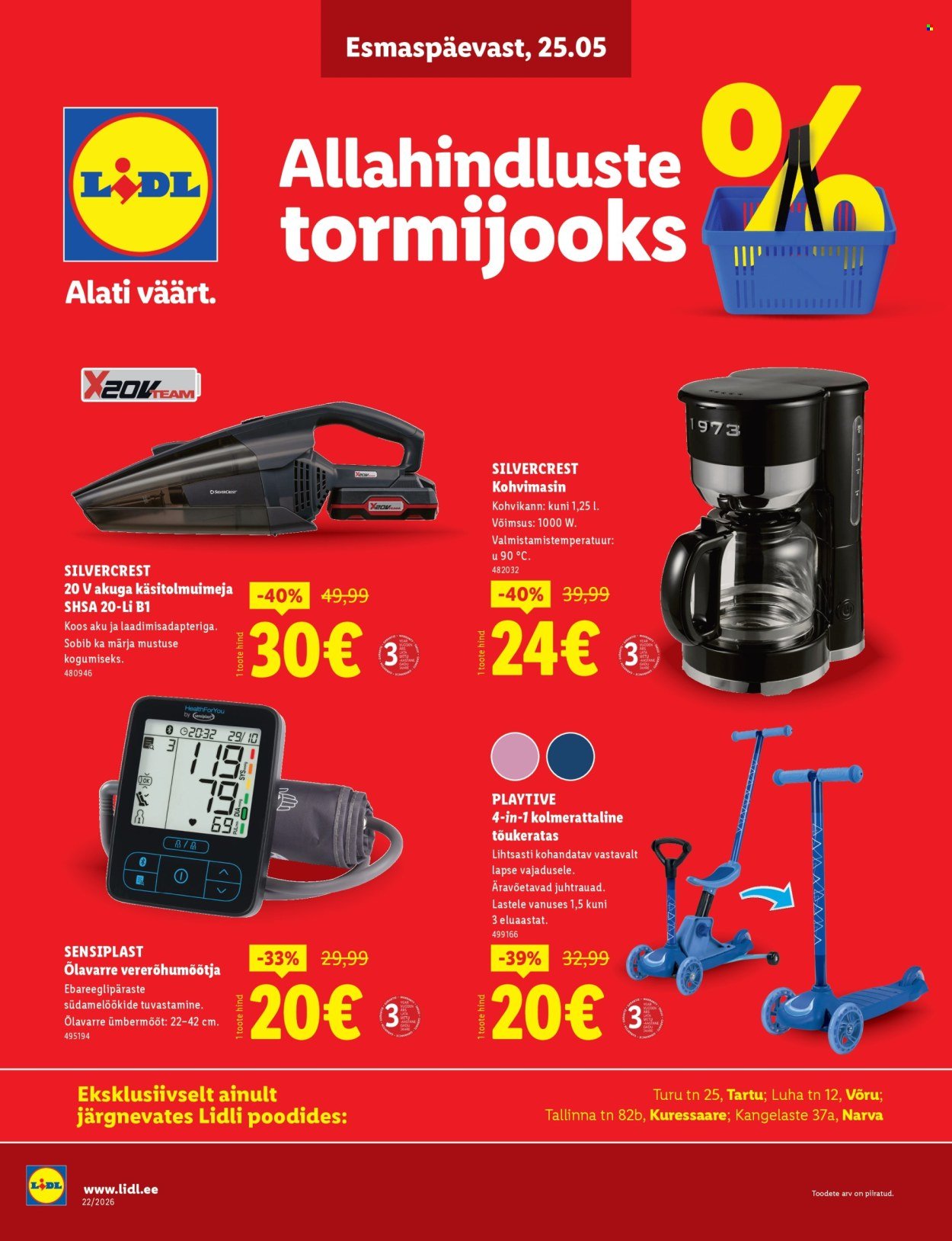 LIDL kliendileht - Allahindluste tormijooks