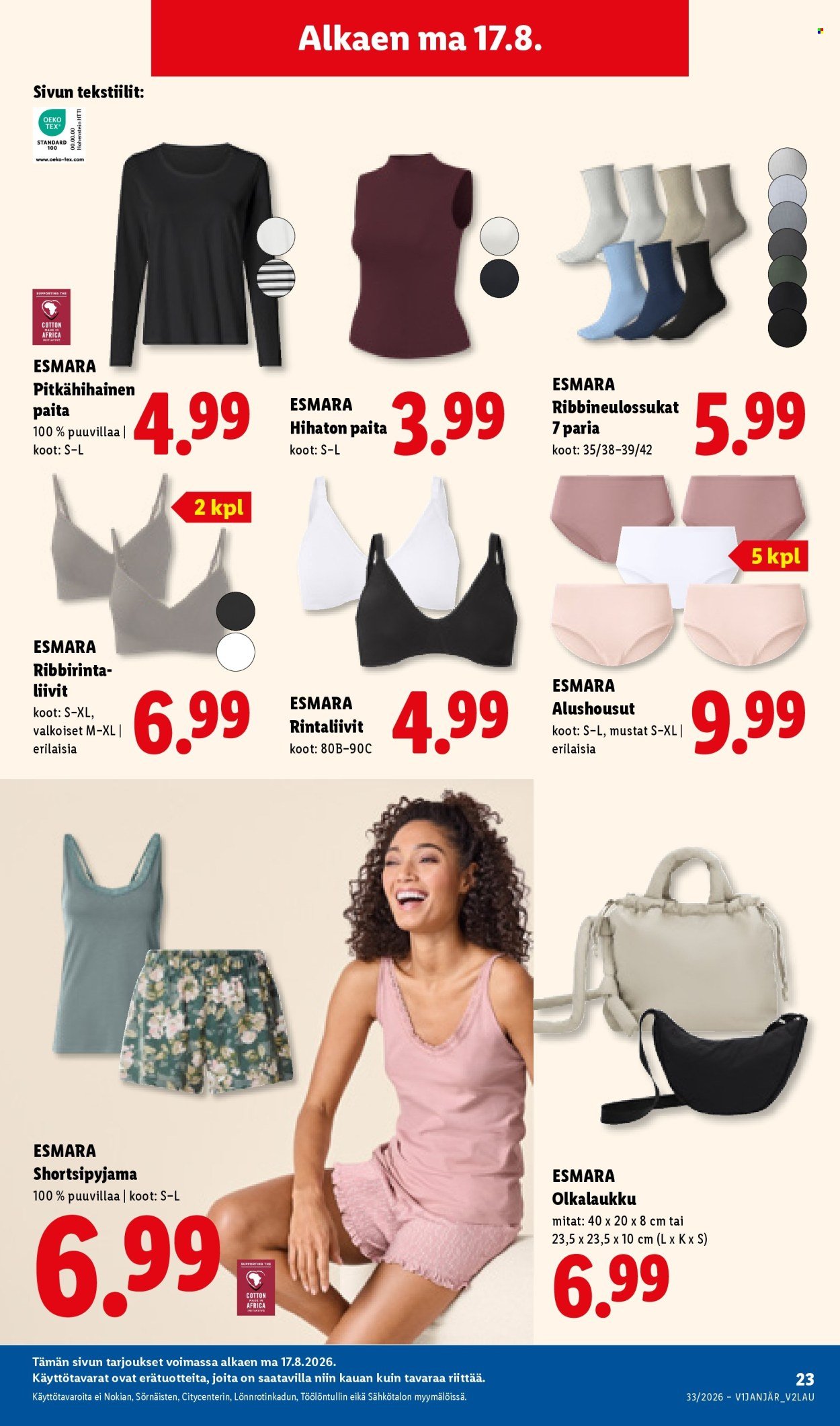 LIDL tarjoukset - Alkaen MA 17.8.2026
