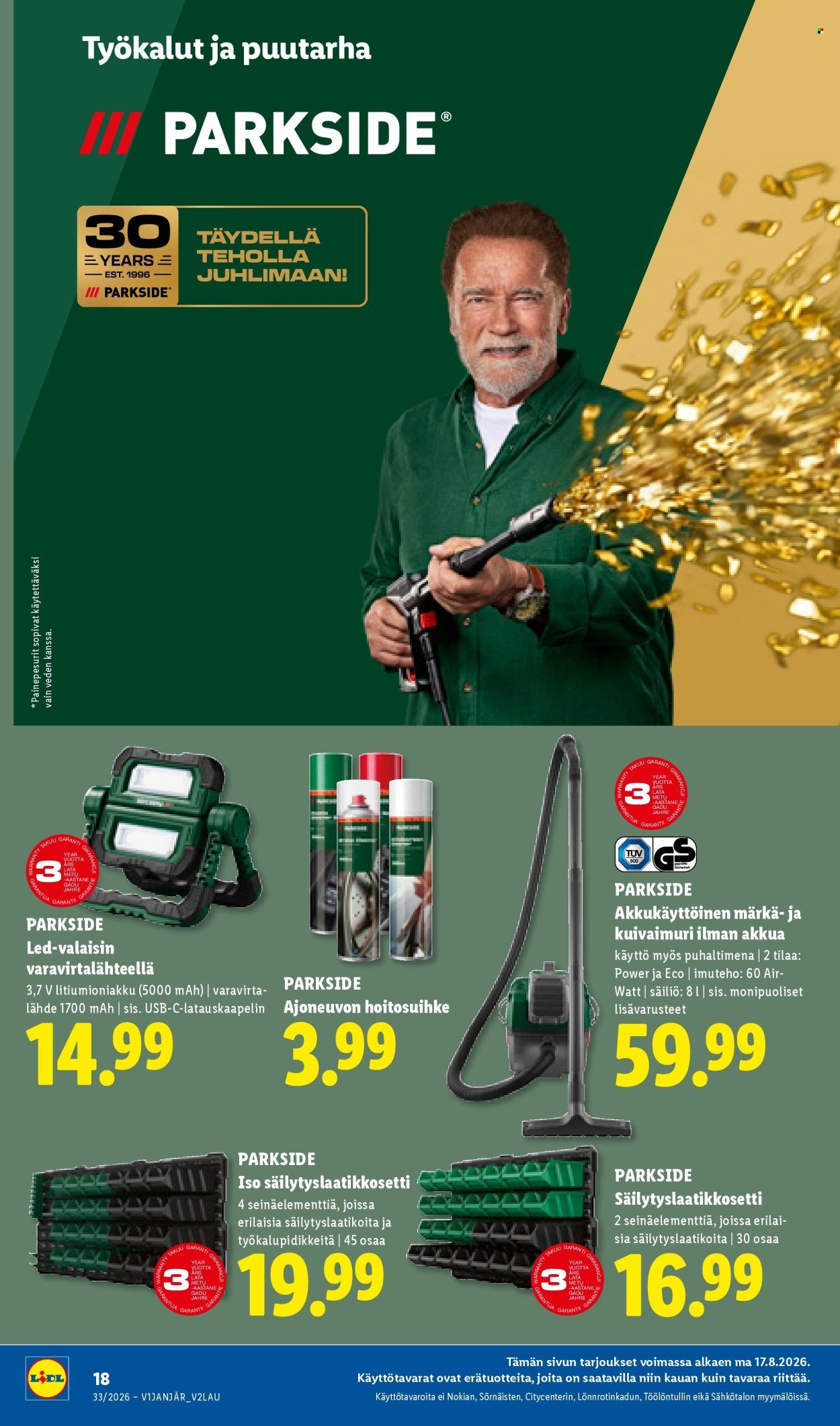 LIDL tarjoukset - Alkaen MA 17.8.2026