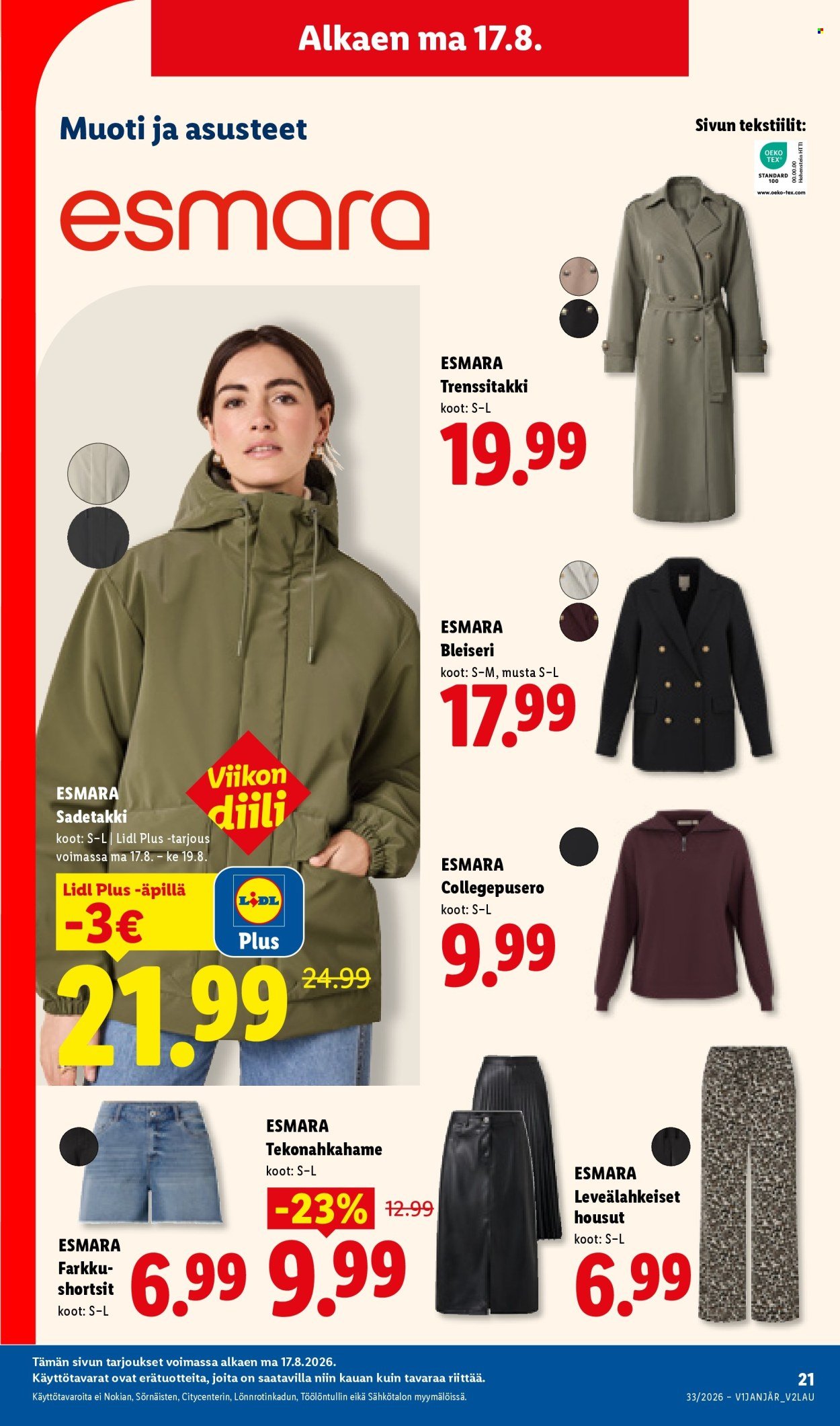 LIDL tarjoukset - Alkaen MA 17.8.2026