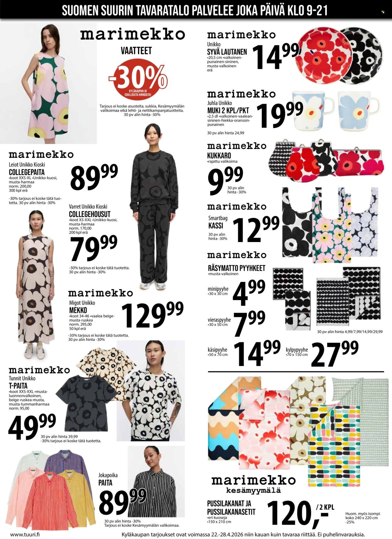 TUURI tarjoukset - Alkaen KE 22.4.2026