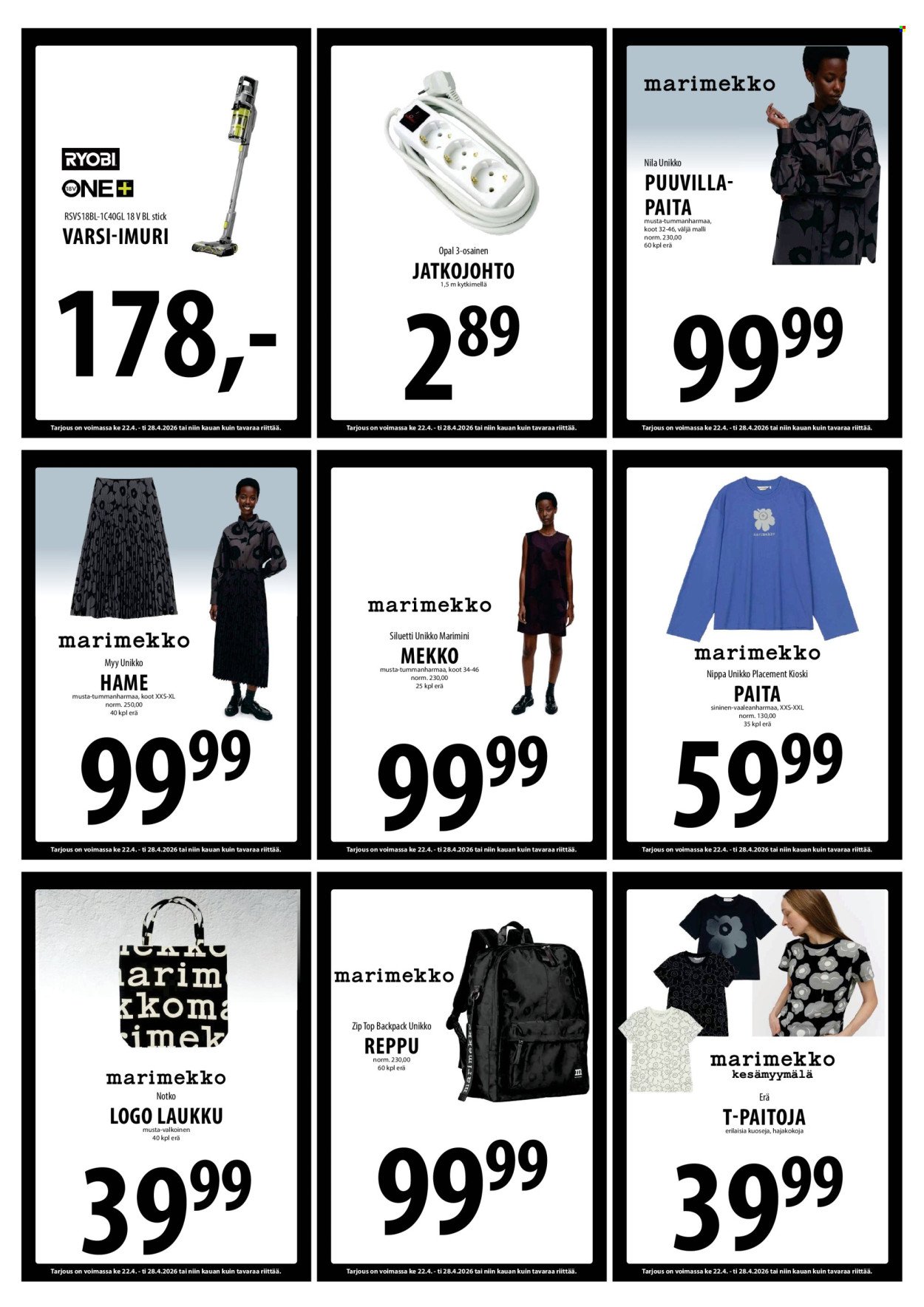 TUURI tarjoukset - Alkaen KE 22.4.2026