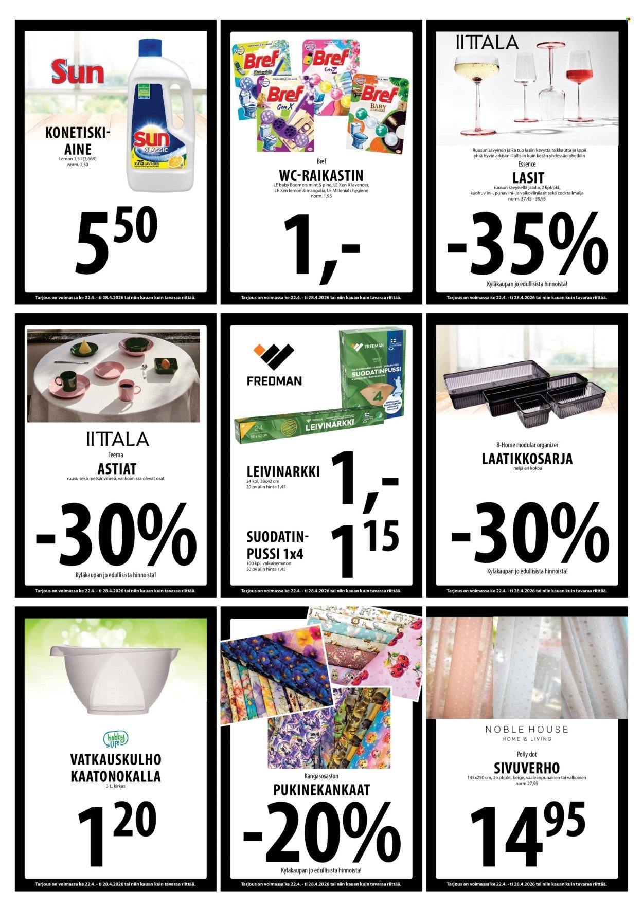 TUURI tarjoukset - Alkaen KE 22.4.2026