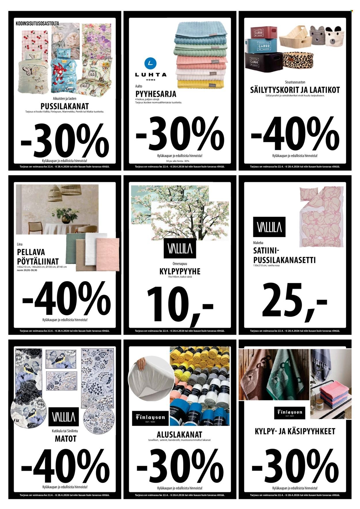 TUURI tarjoukset - Alkaen KE 22.4.2026