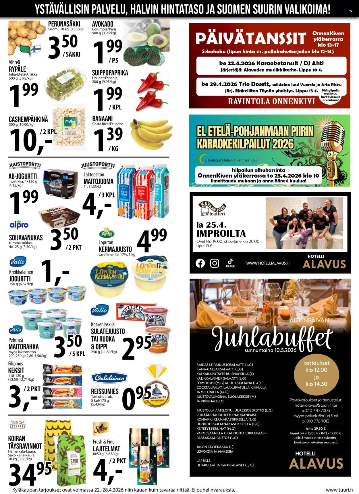 TUURI tarjoukset - Alkaen KE 22.4.2026