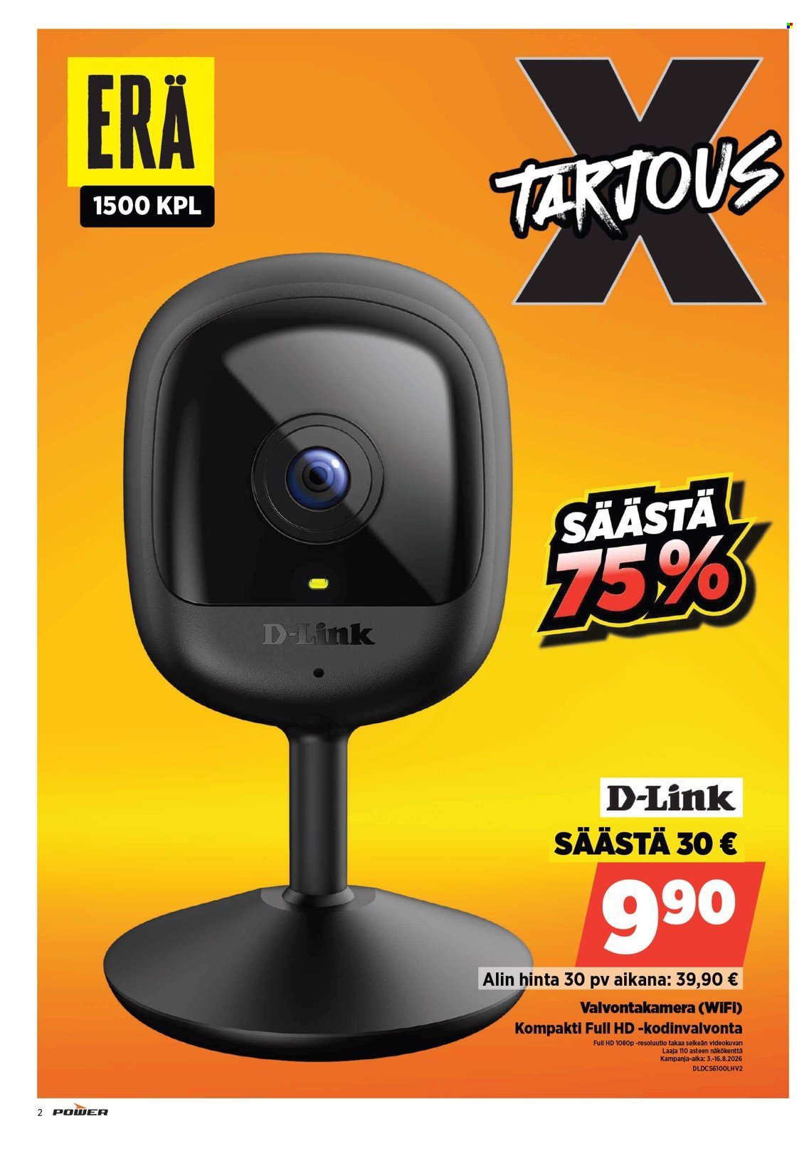 POWER tarjoukset - Elokuu 2026