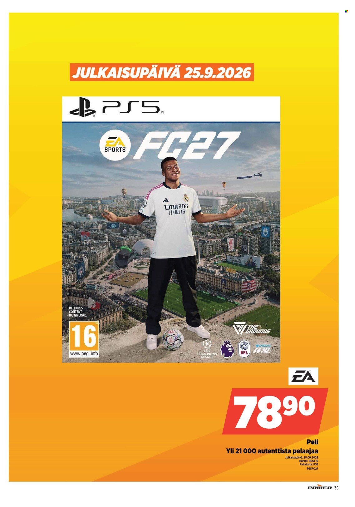 POWER tarjoukset - Syyskuu 2026