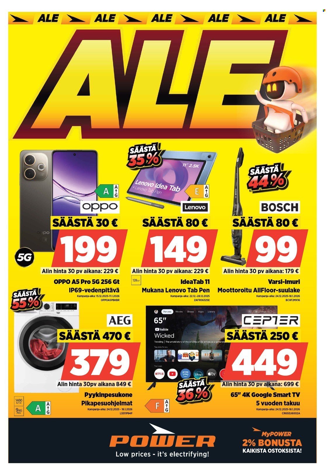POWER tarjoukset - Joulukuu 2025