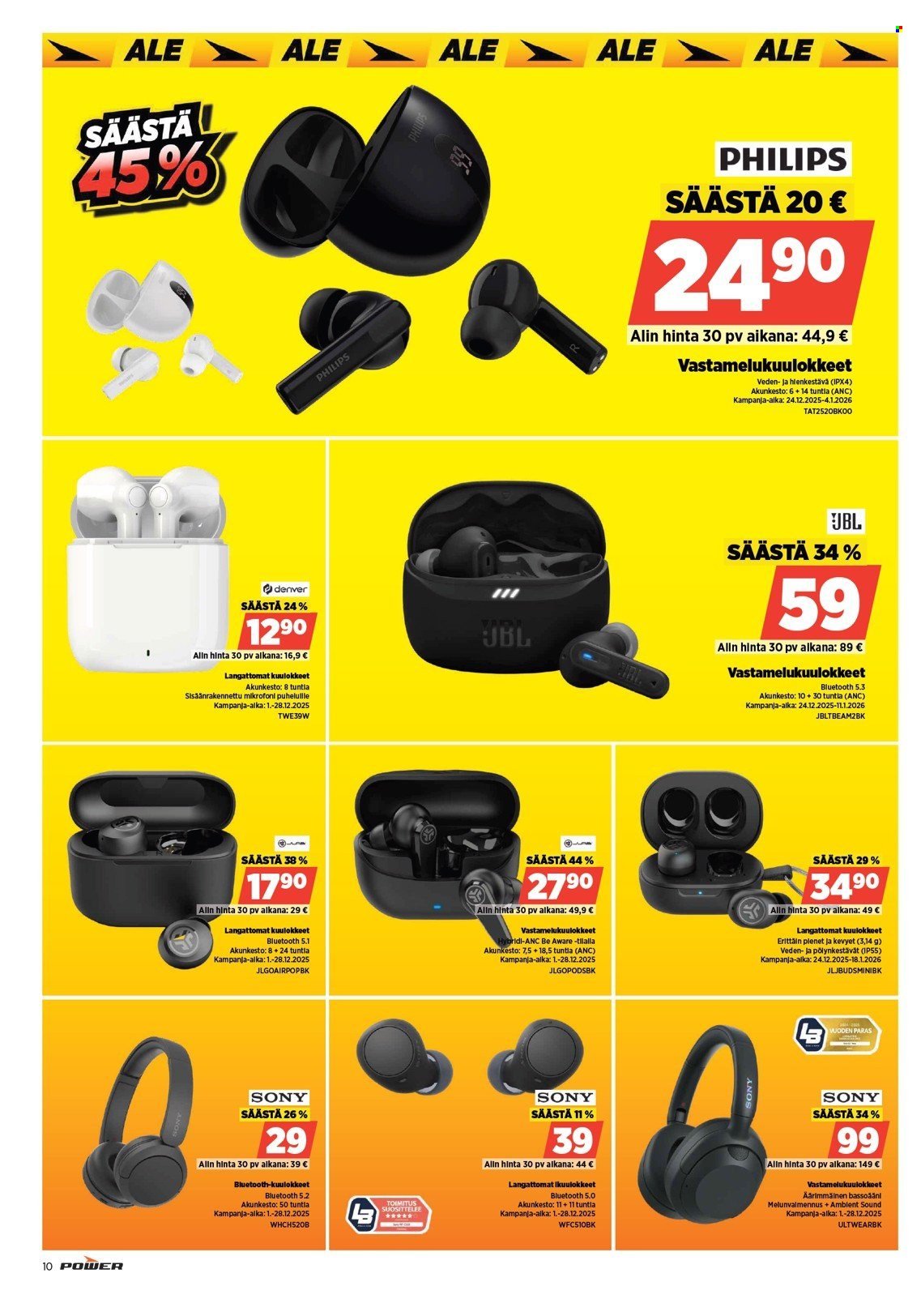 POWER tarjoukset - Joulukuu 2025