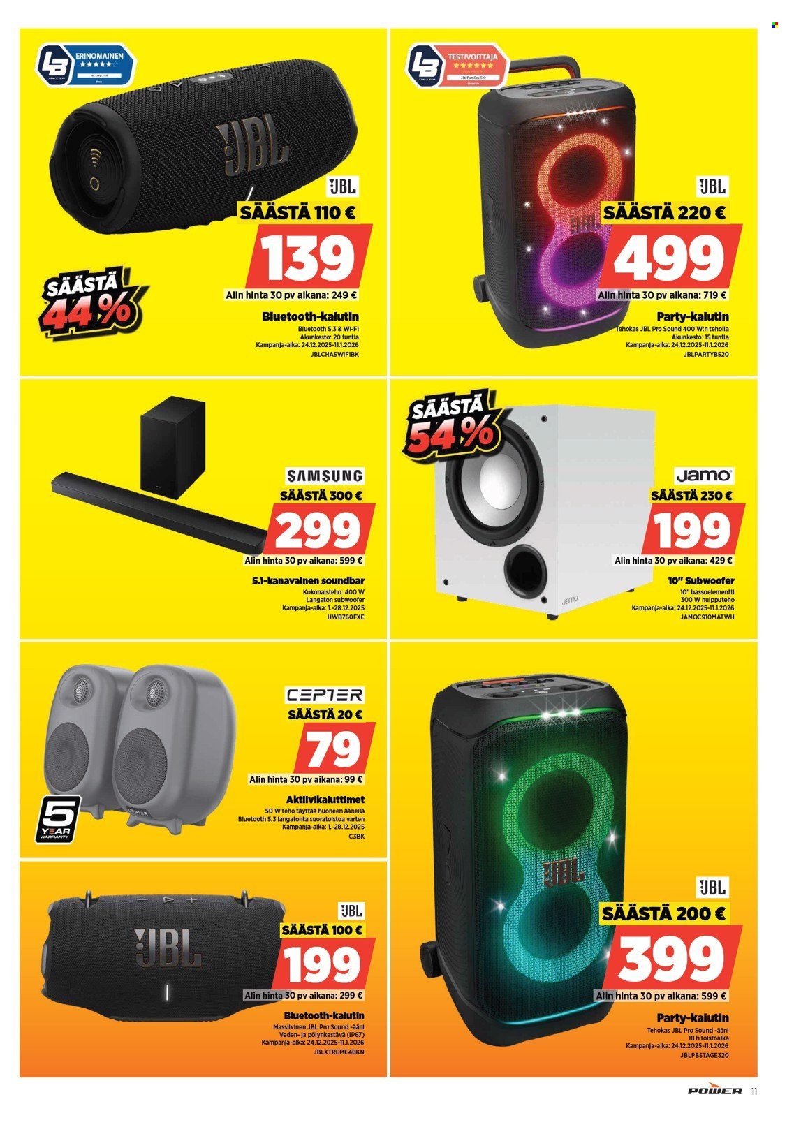 POWER tarjoukset - Joulukuu 2025