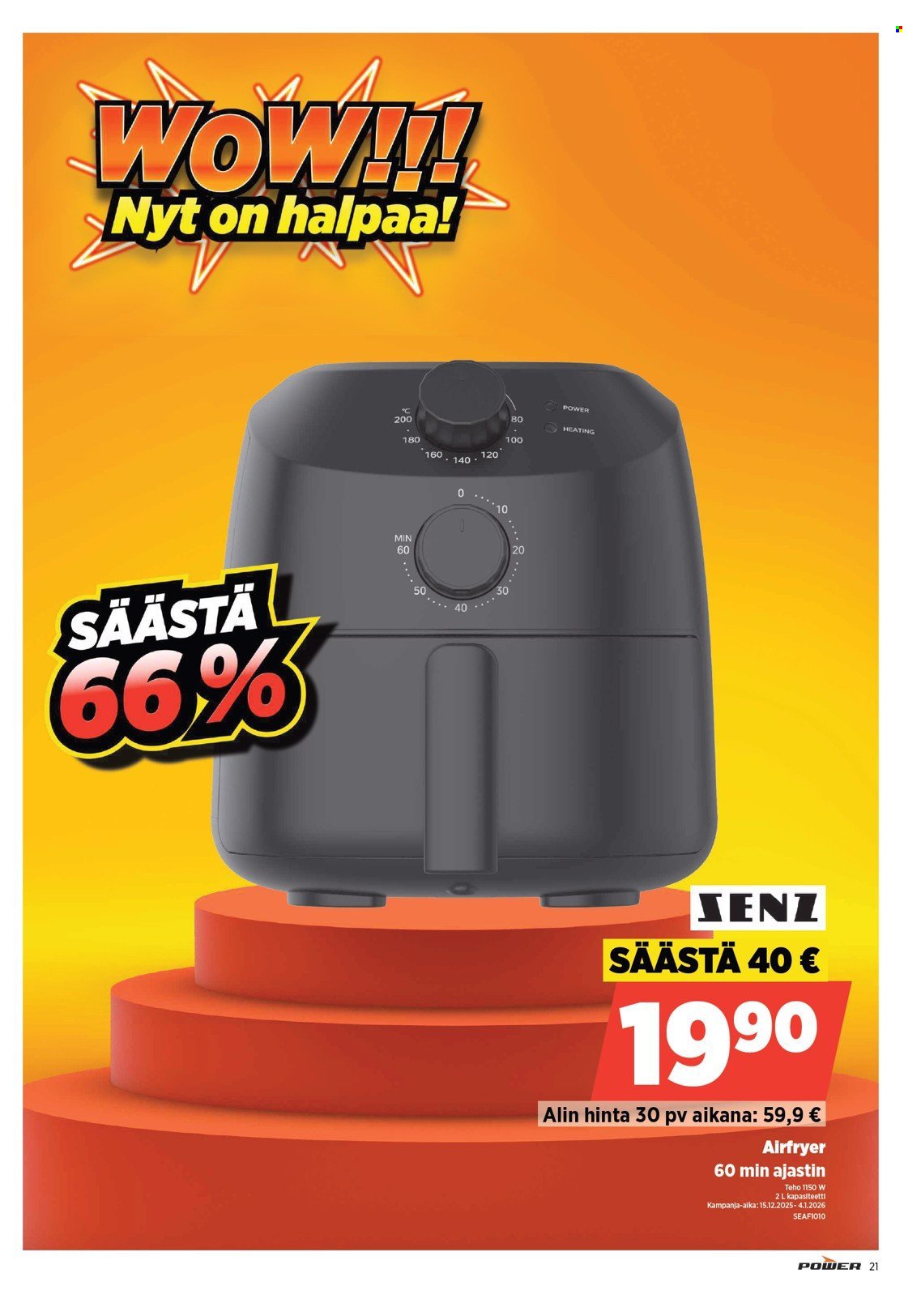 POWER tarjoukset - Joulukuu 2025