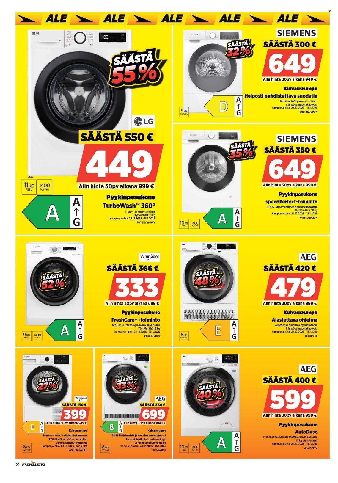 POWER tarjoukset - Joulukuu 2025