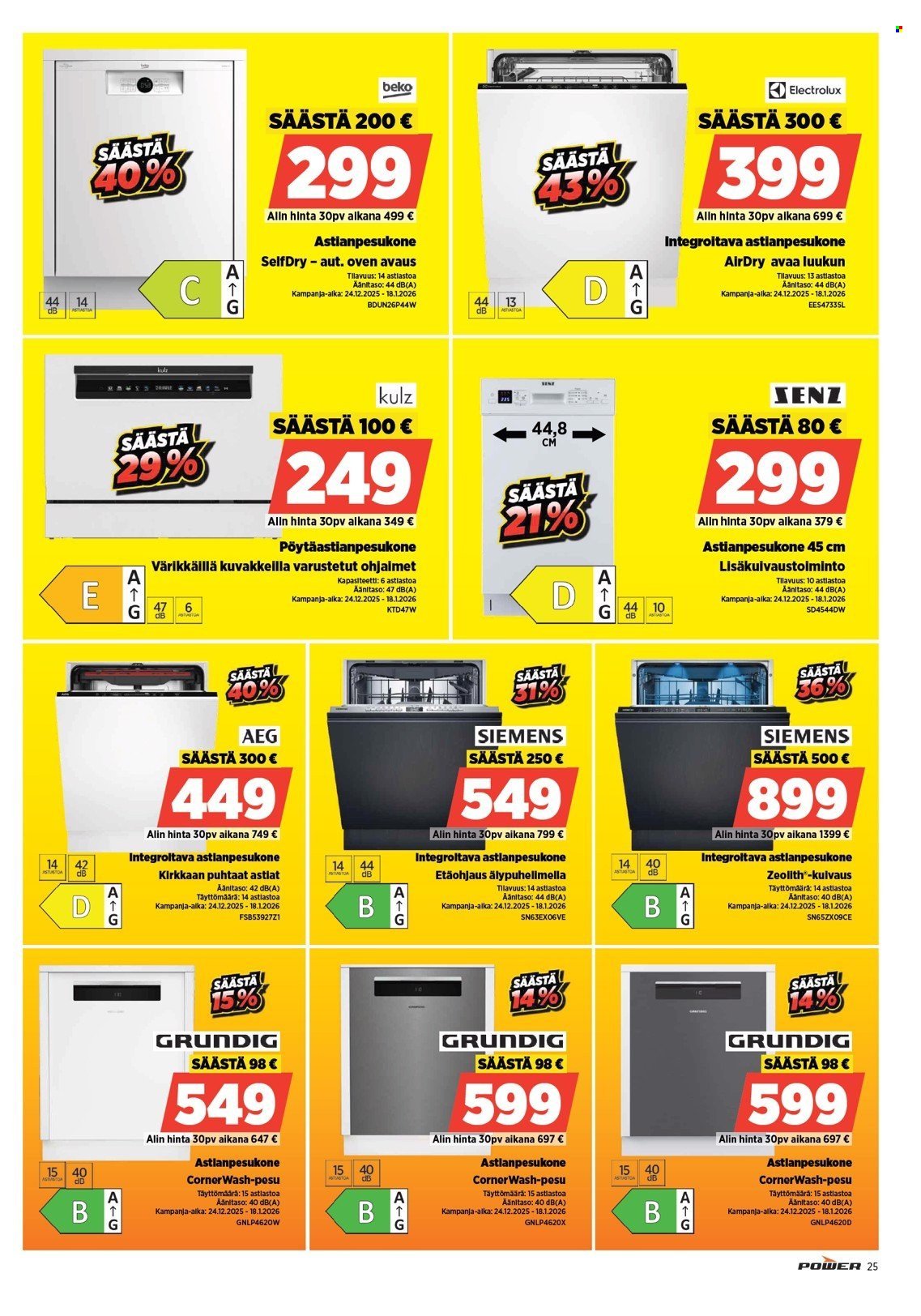 POWER tarjoukset - Joulukuu 2025