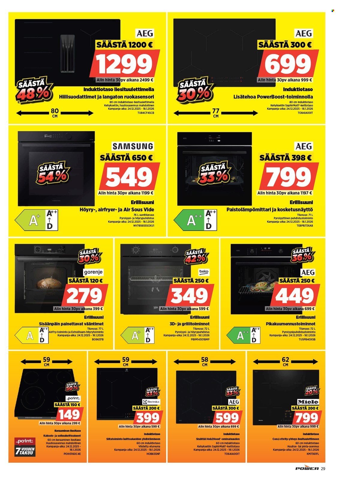 POWER tarjoukset - Joulukuu 2025