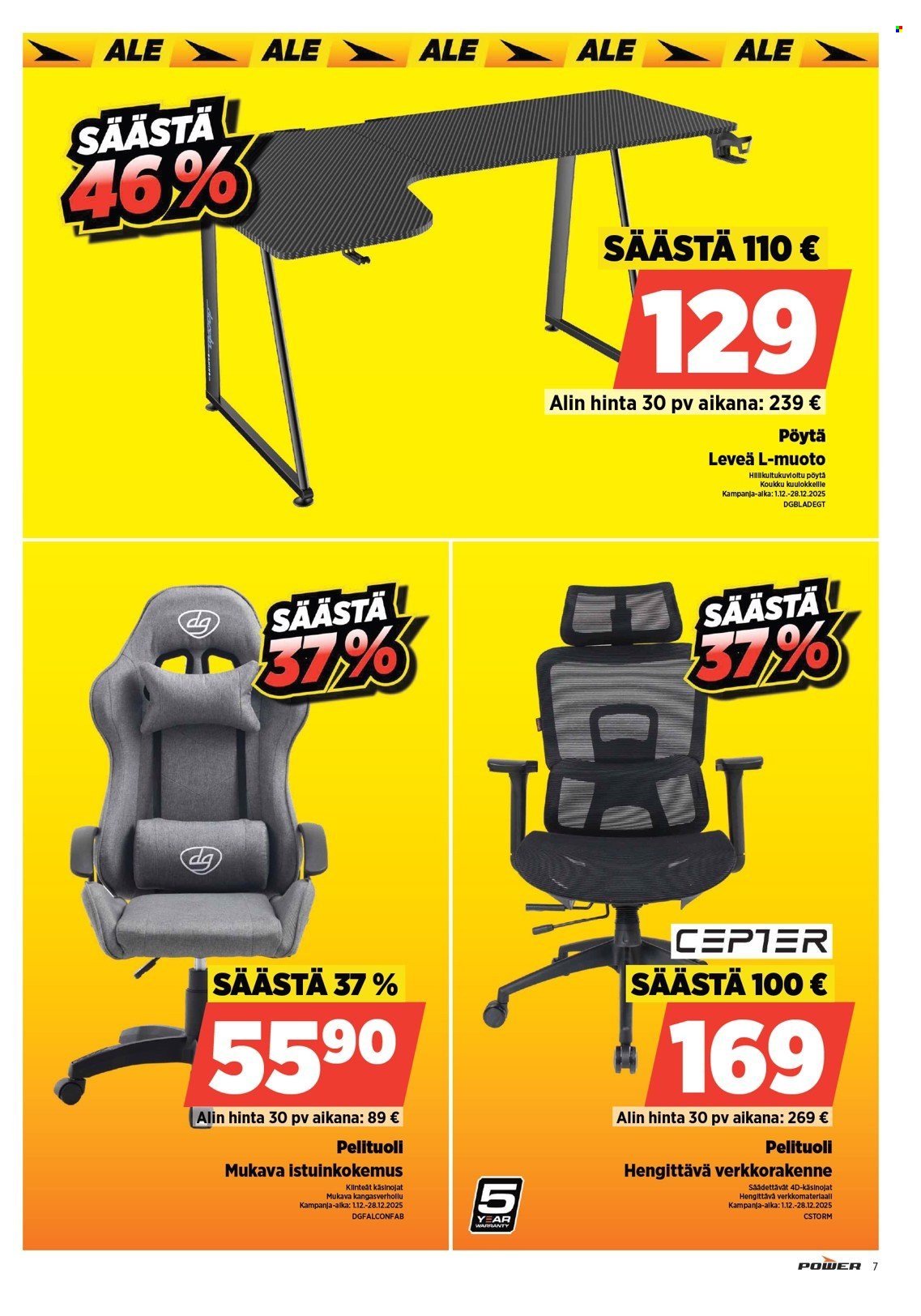 POWER tarjoukset - Joulukuu 2025
