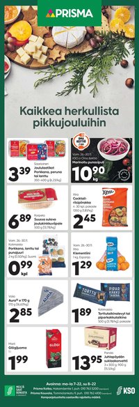 PRISMA tarjoukset - Alkaen KE 26.11.2025