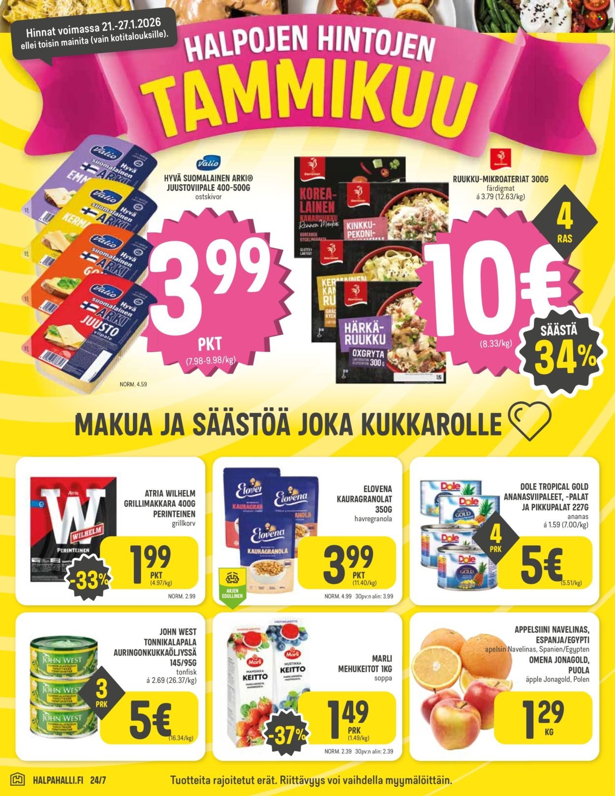 HALPAHALLI tarjoukset - Uusin tarjouslehtemme