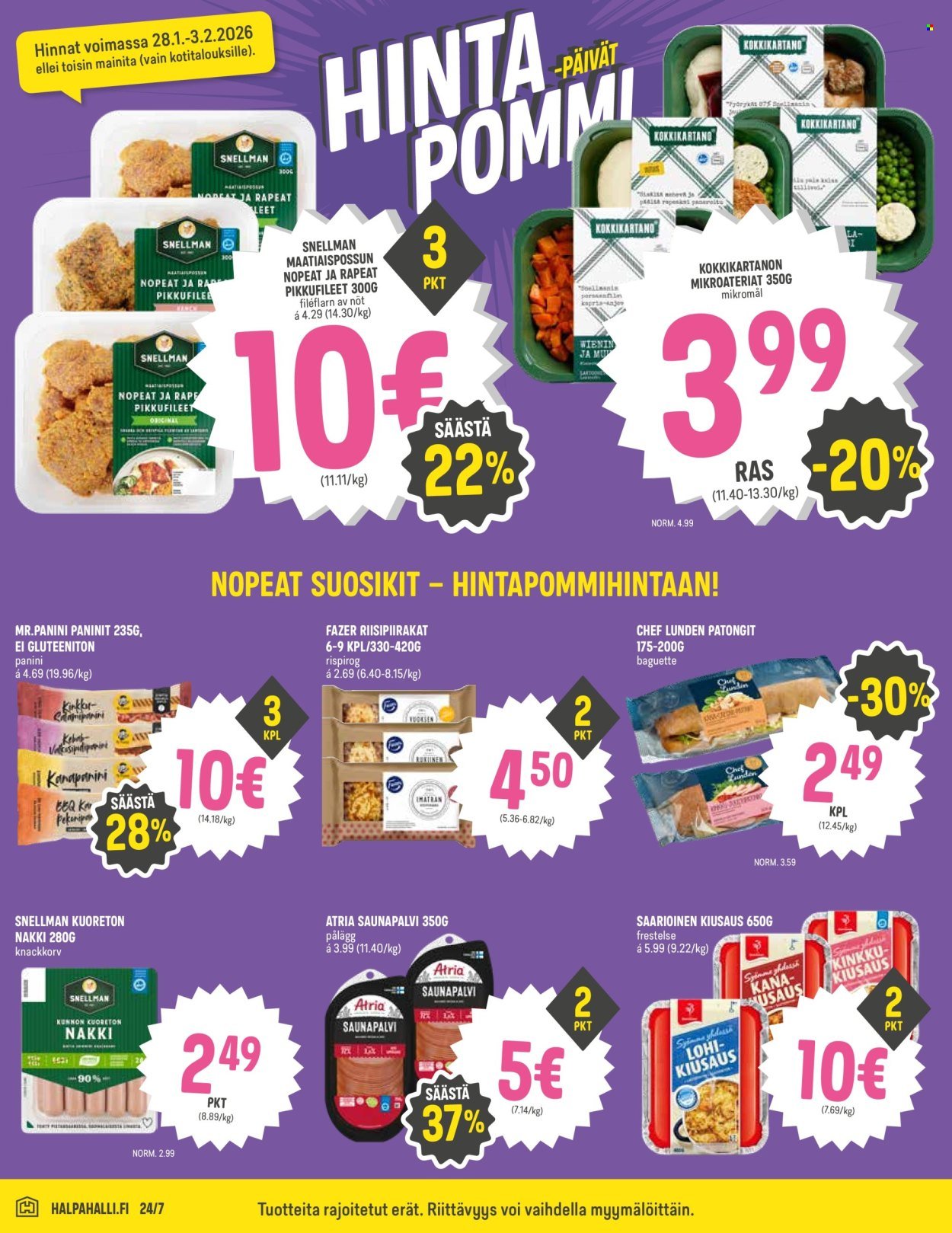 HALPAHALLI tarjoukset - Uusin tarjouslehtemme