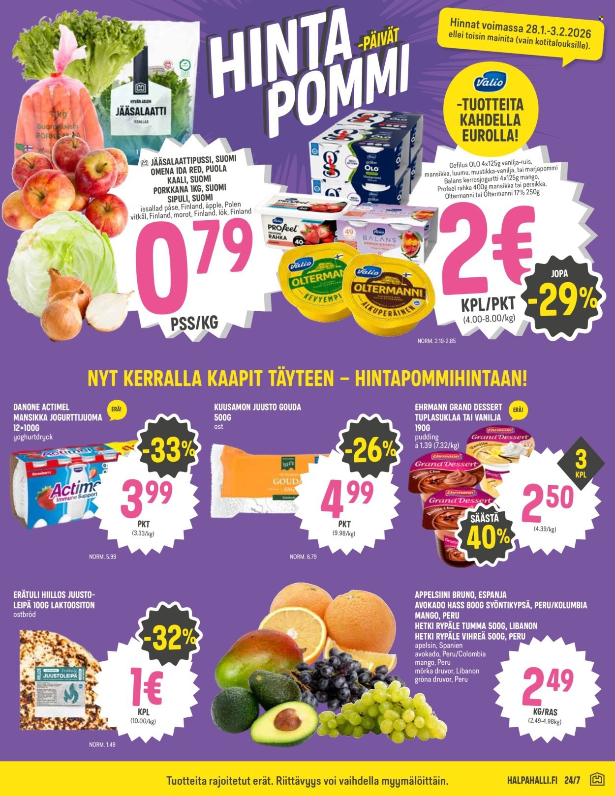 HALPAHALLI tarjoukset - Uusin tarjouslehtemme