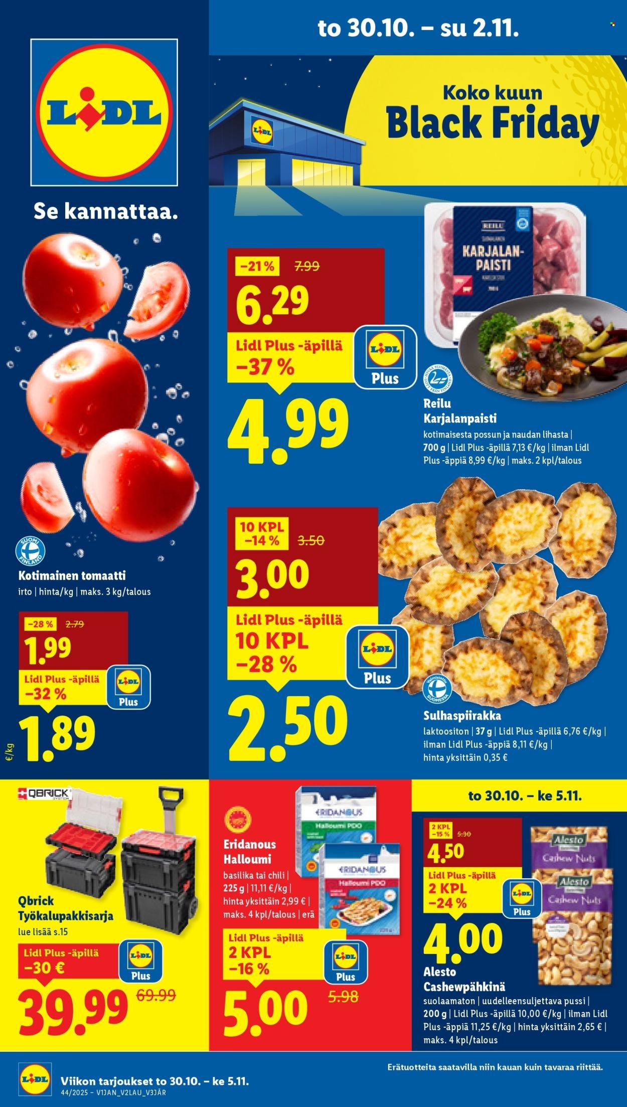 LIDL tarjoukset - Alkaen TO 30.10.2025 (2025-10-30 - 2025-11-05)