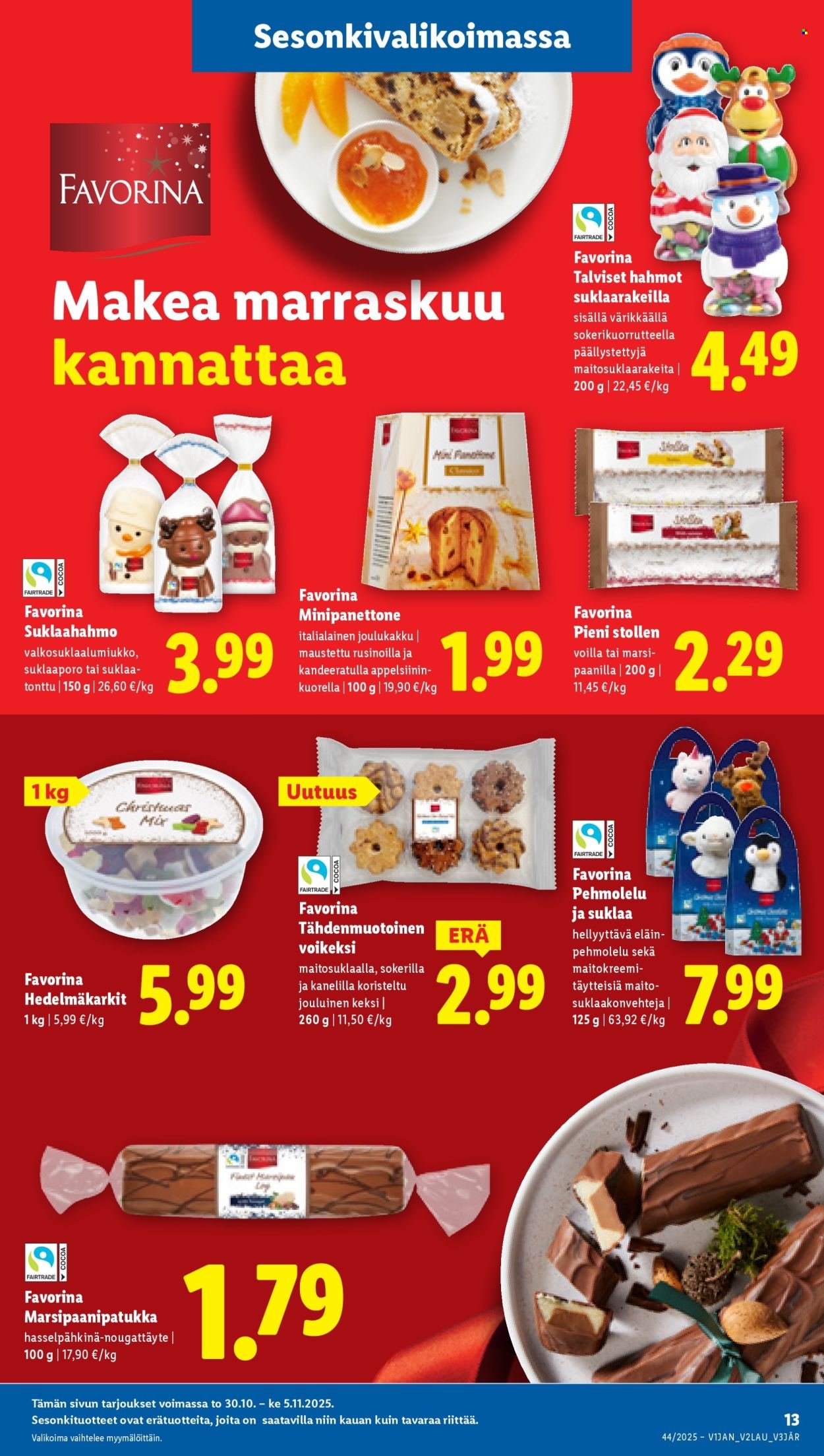 LIDL tarjoukset - Alkaen TO 30.10.2025 (2025-10-30 - 2025-11-05)