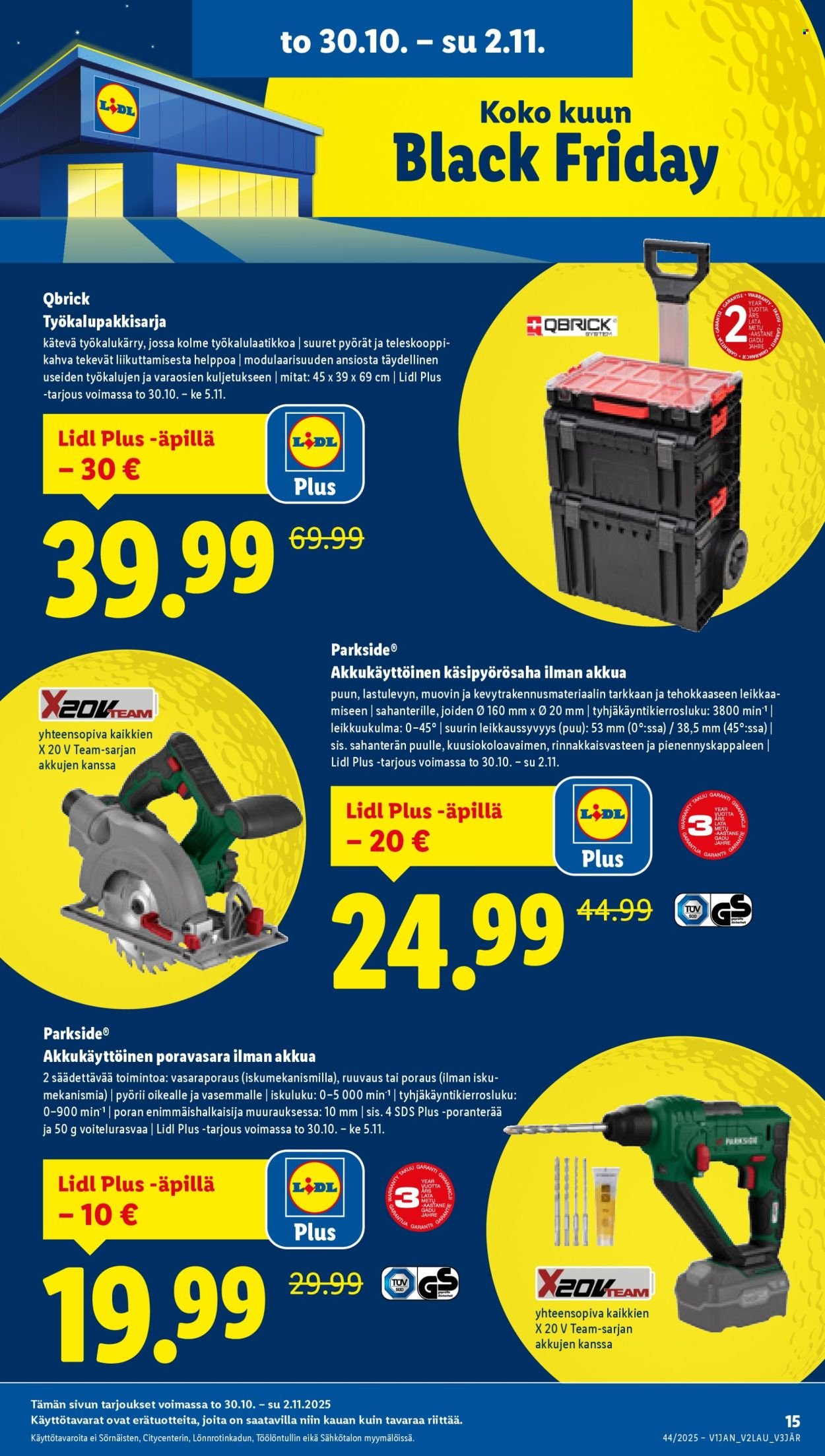 LIDL tarjoukset - Alkaen TO 30.10.2025 (2025-10-30 - 2025-11-05)