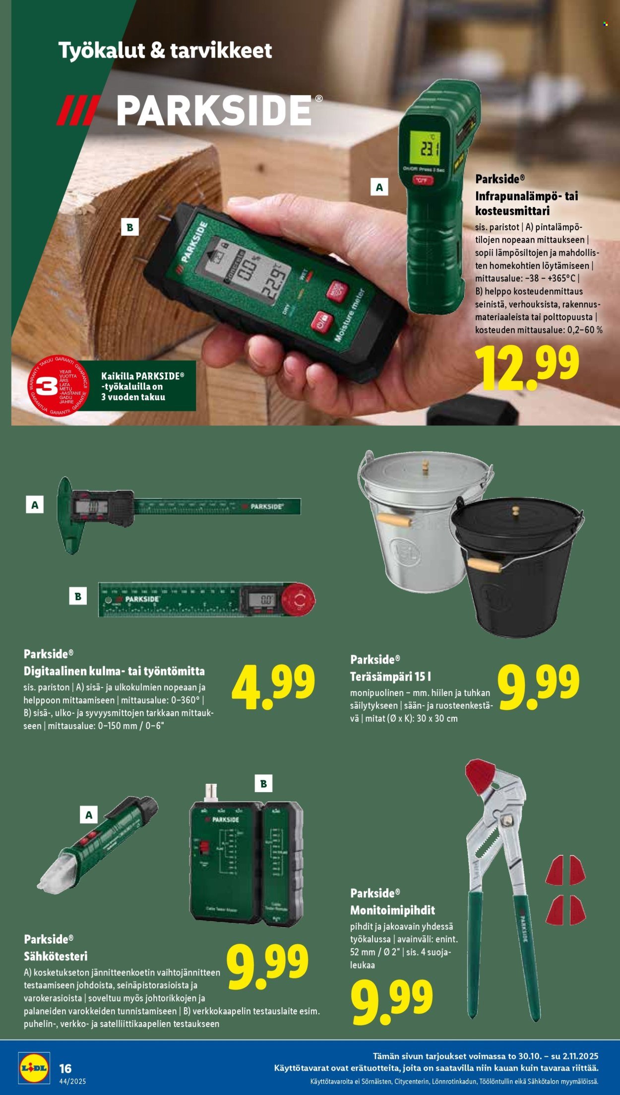 LIDL tarjoukset - Alkaen TO 30.10.2025 (2025-10-30 - 2025-11-05)