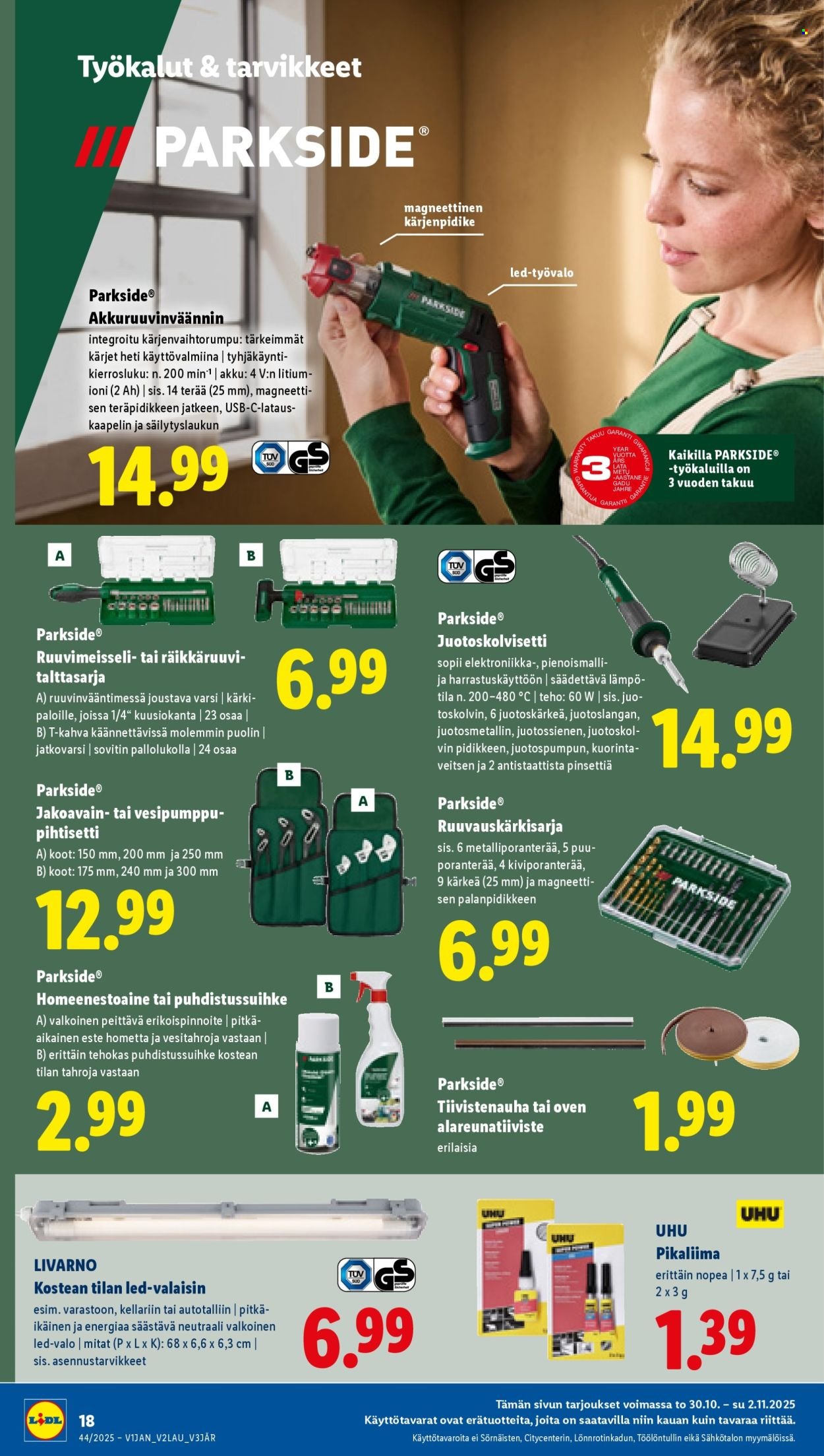 LIDL tarjoukset - Alkaen TO 30.10.2025 (2025-10-30 - 2025-11-05)