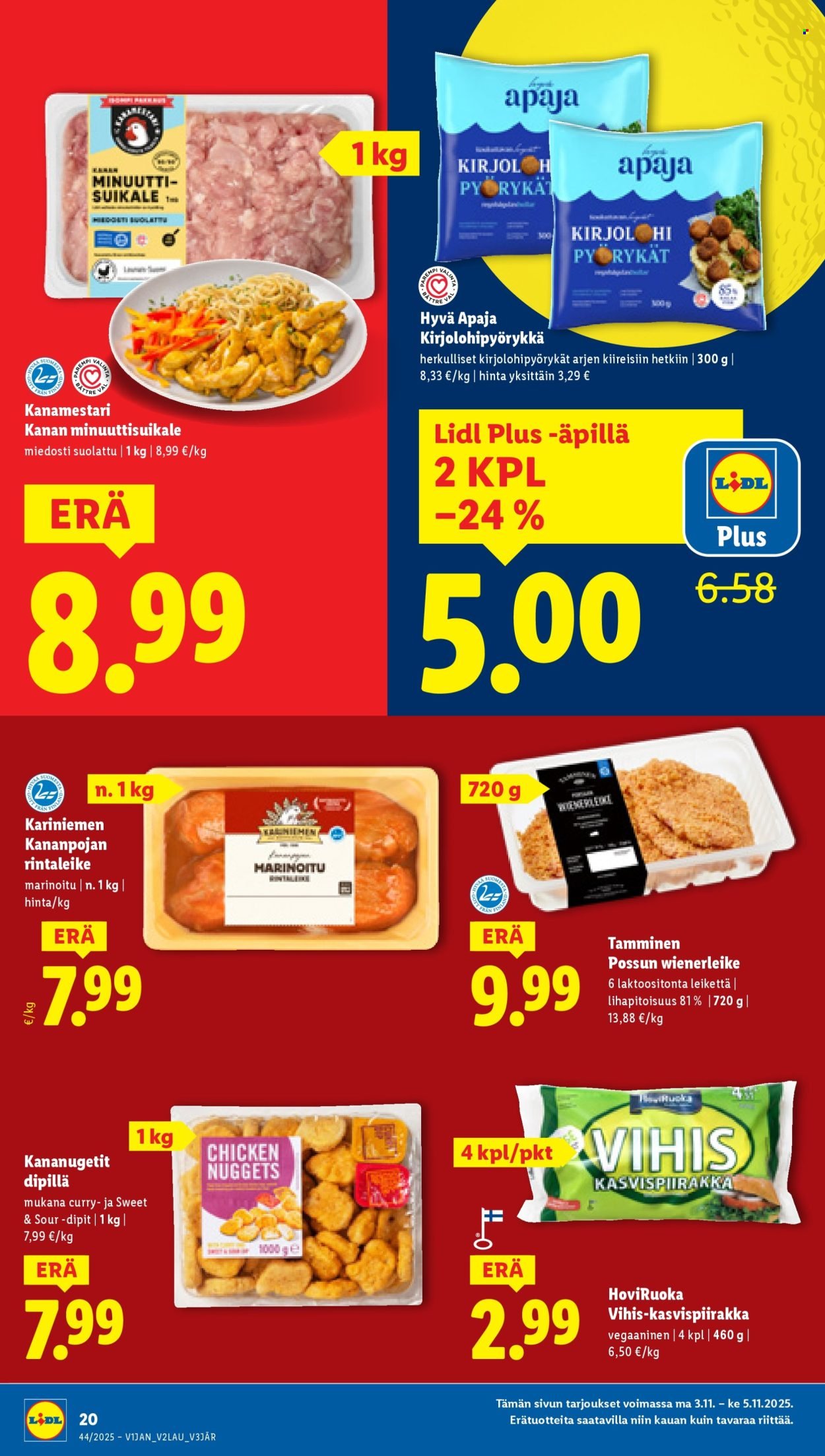 LIDL tarjoukset - Alkaen TO 30.10.2025 (2025-10-30 - 2025-11-05)