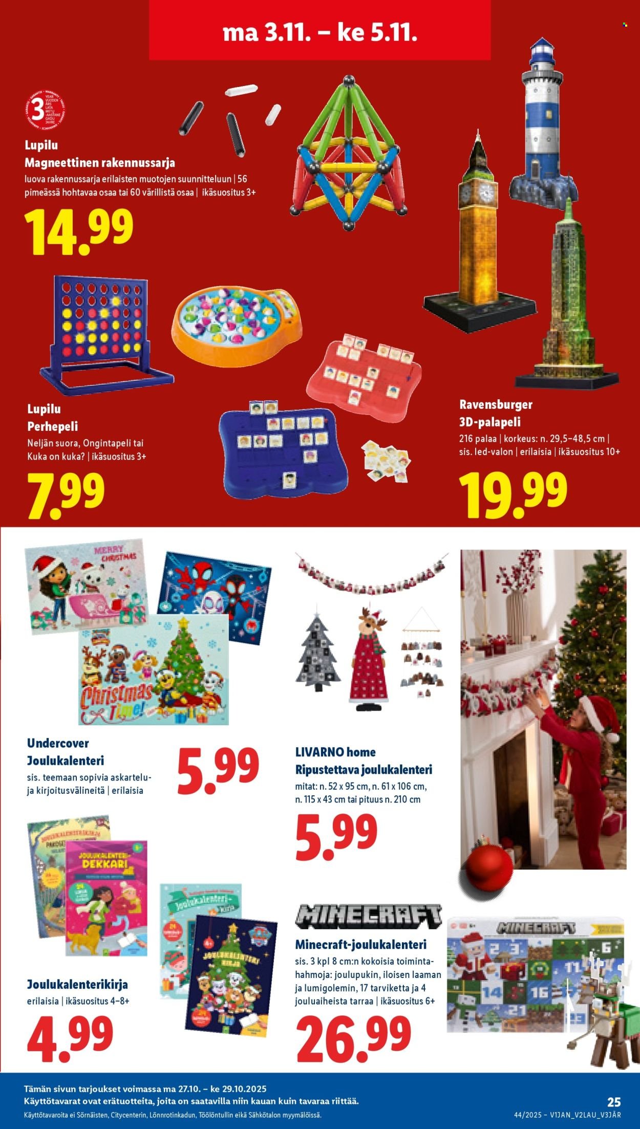 LIDL tarjoukset - Alkaen TO 30.10.2025 (2025-10-30 - 2025-11-05)