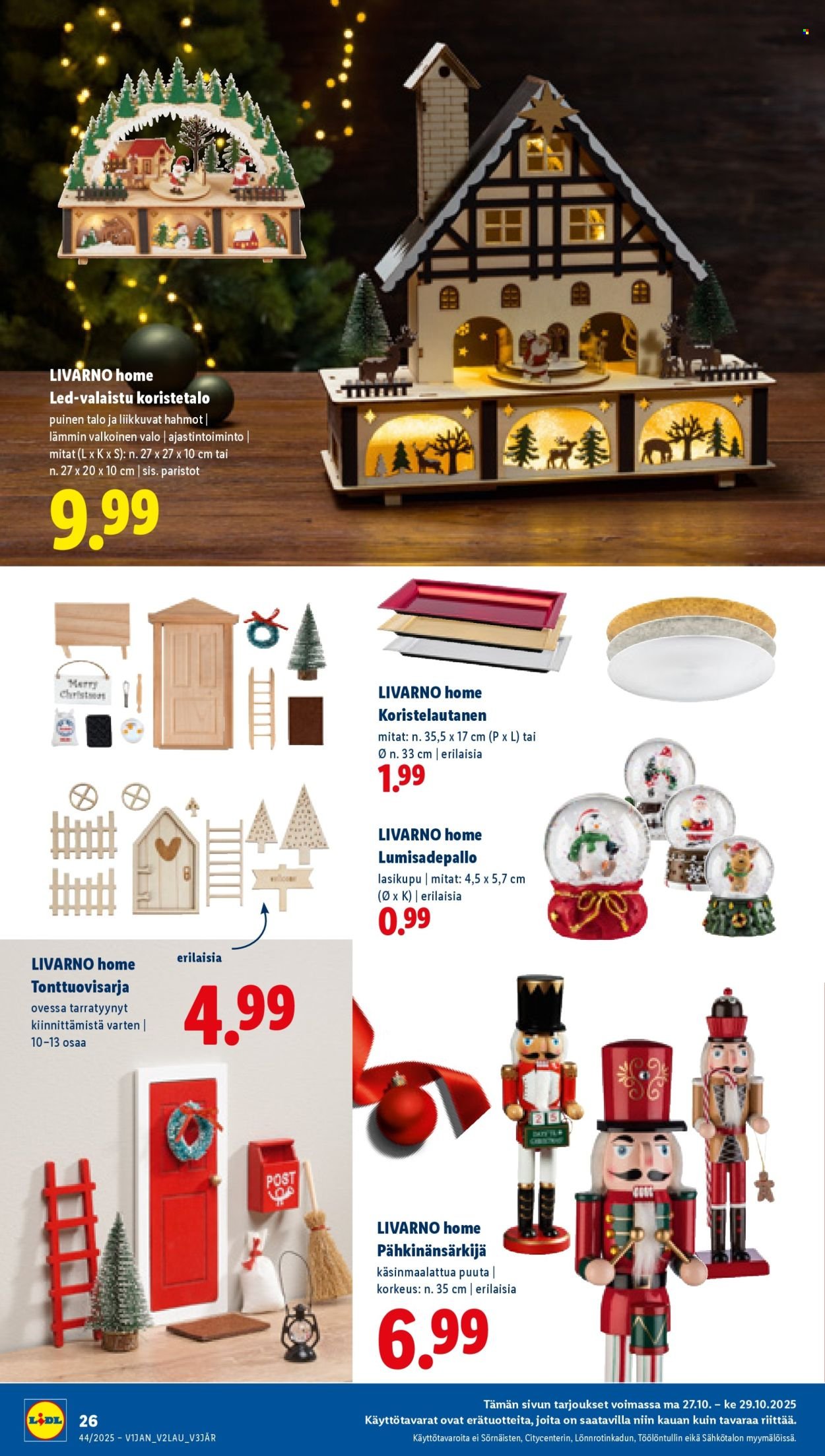 LIDL tarjoukset - Alkaen TO 30.10.2025 (2025-10-30 - 2025-11-05)