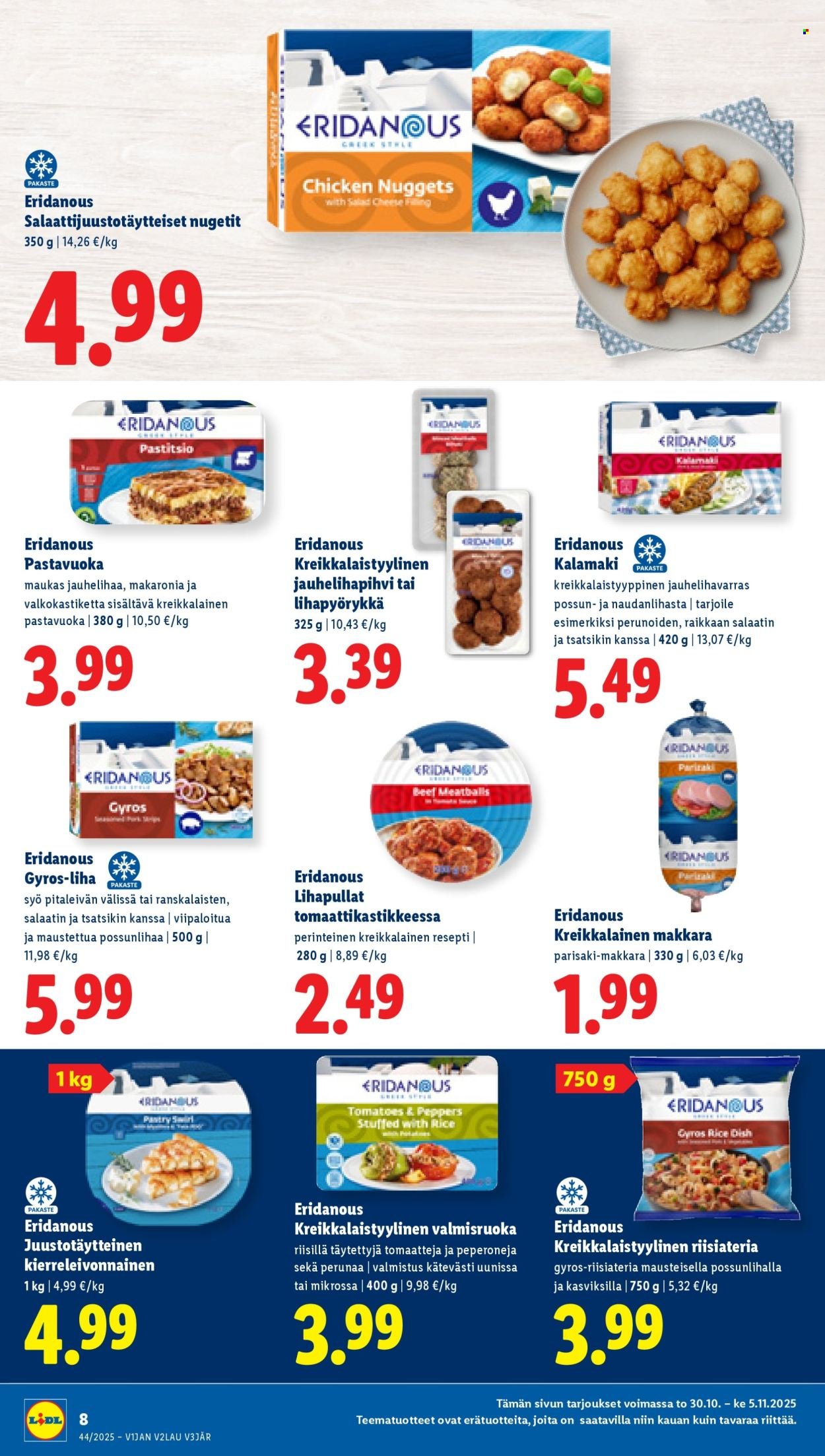 LIDL tarjoukset - Alkaen TO 30.10.2025 (2025-10-30 - 2025-11-05)