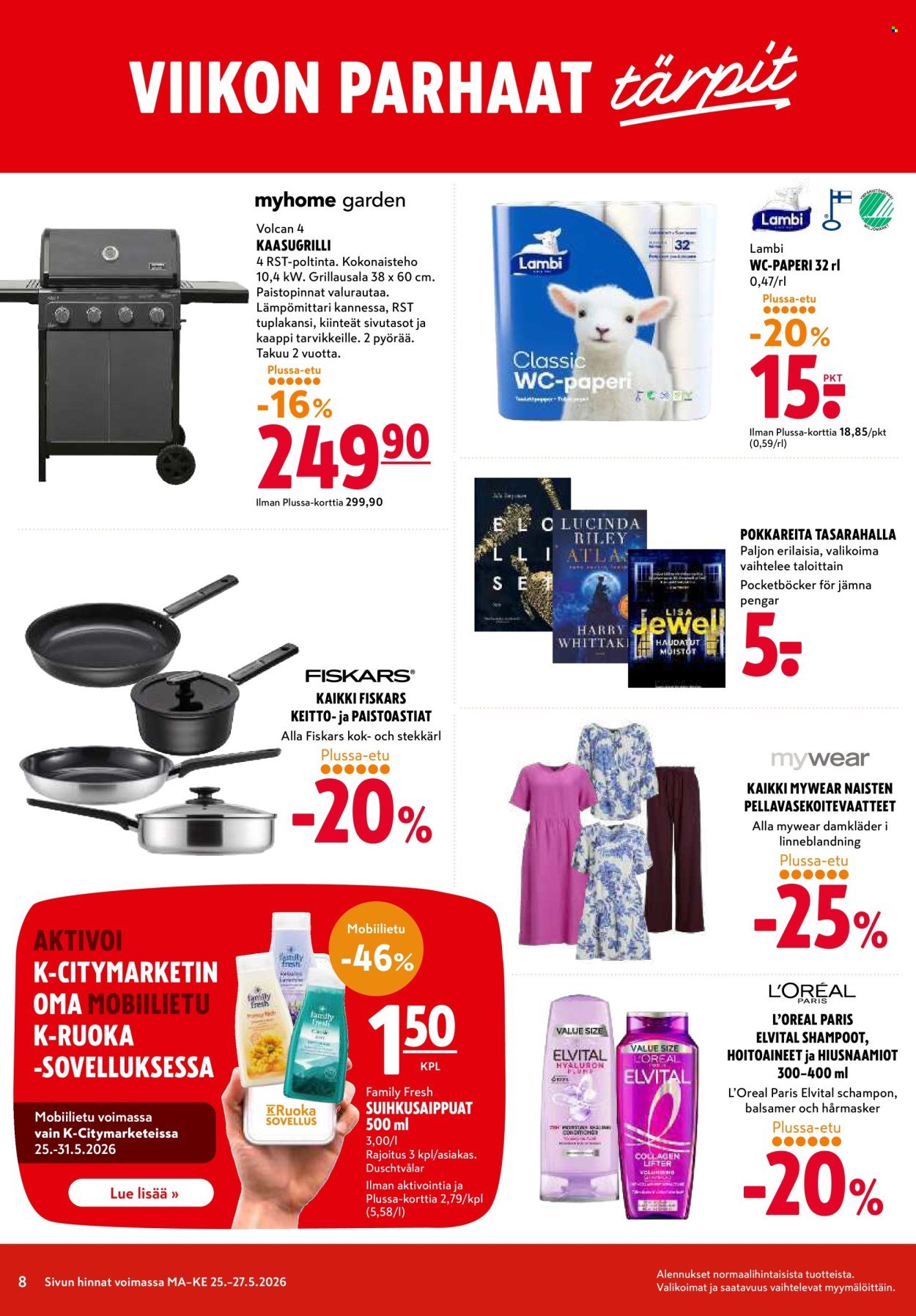 K-CITYMARKET tarjoukset - Alkaen MA 25.5.2026