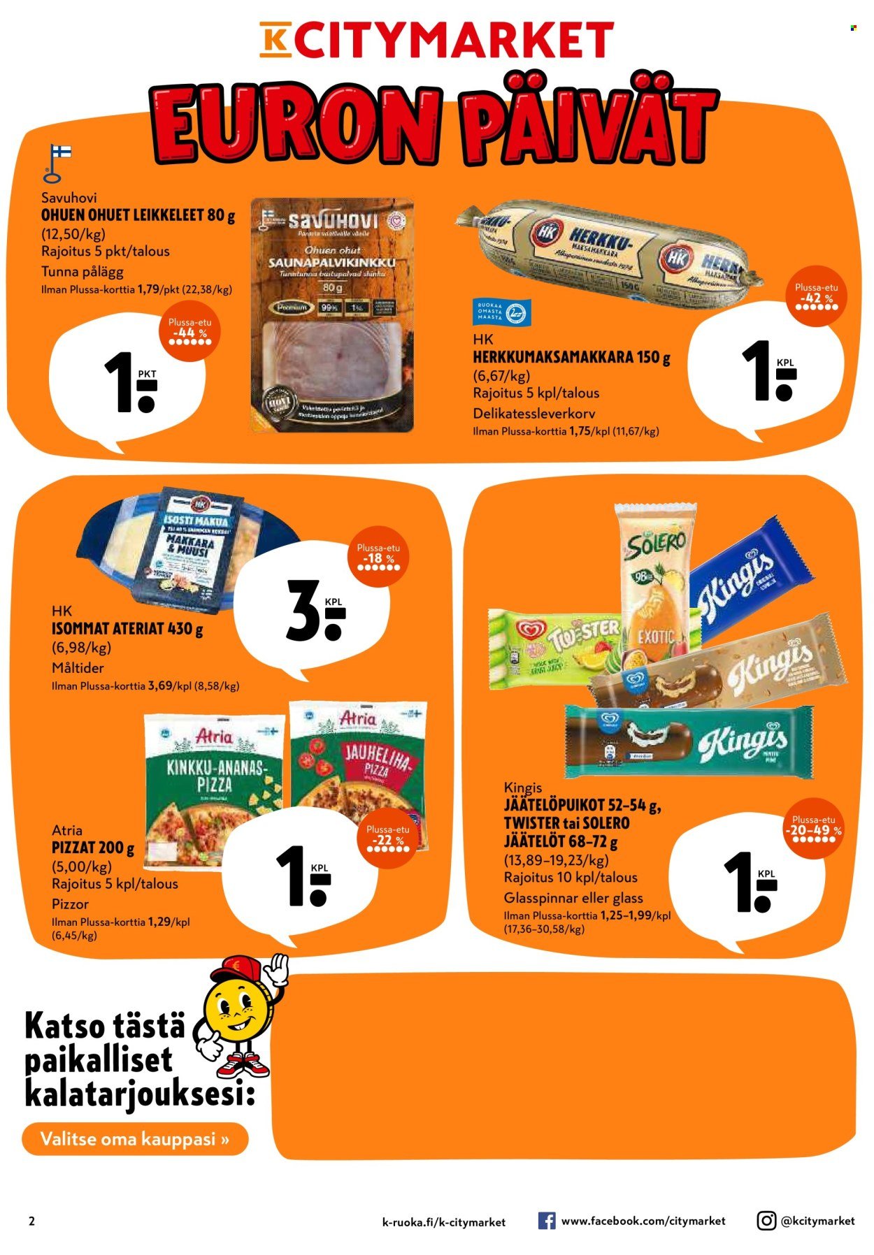 K-CITYMARKET tarjoukset - Alkaen MA 25.8.2025 (2025-08-25 - 2025-08-31)