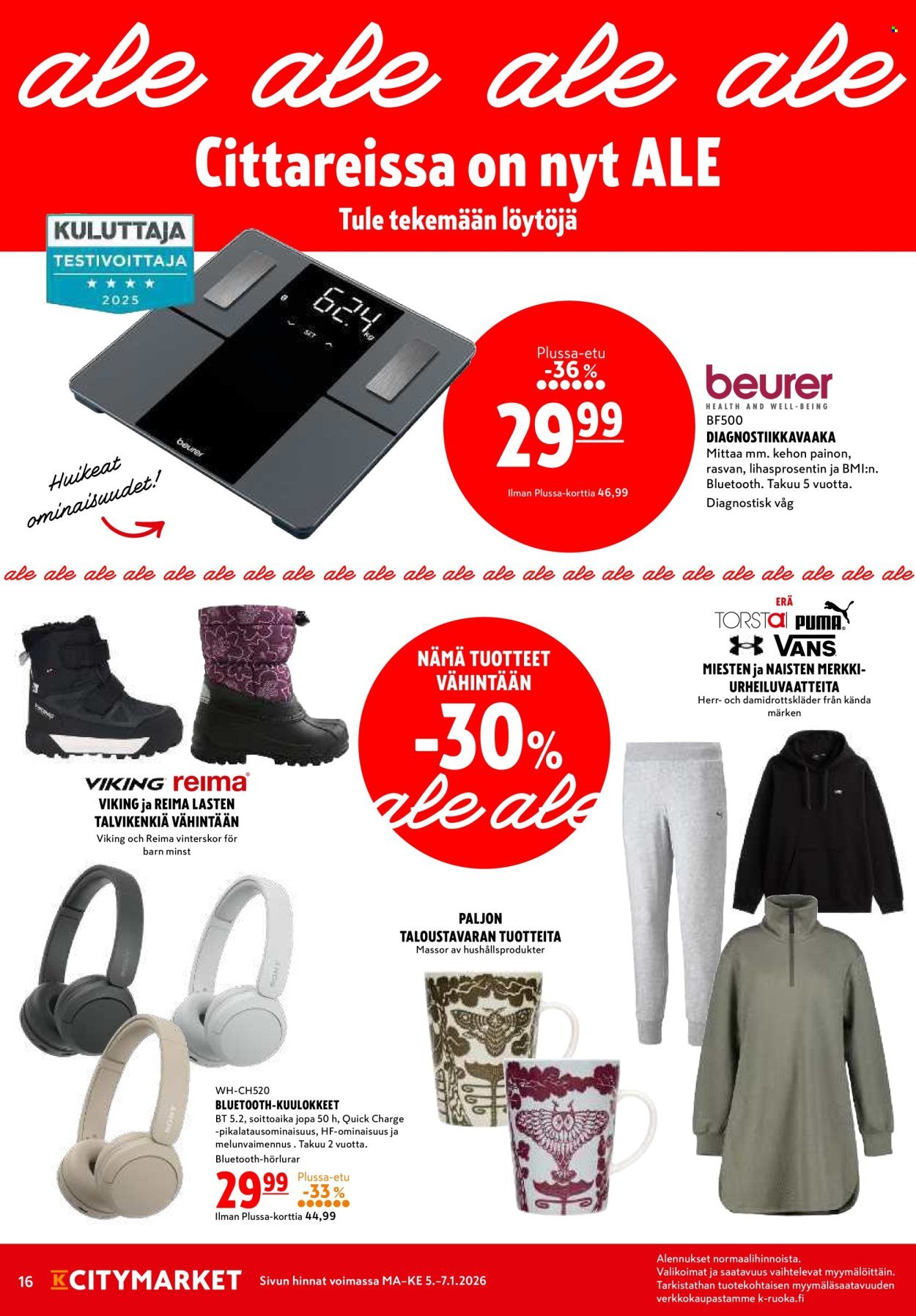 K-CITYMARKET tarjoukset - Alkaen MA 5.1.2026