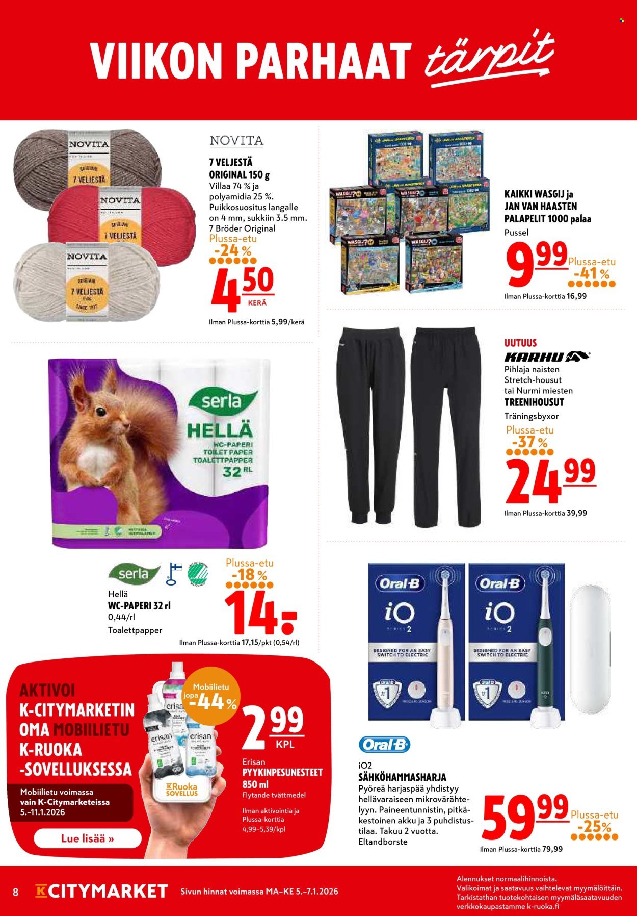 K-CITYMARKET tarjoukset - Alkaen MA 5.1.2026