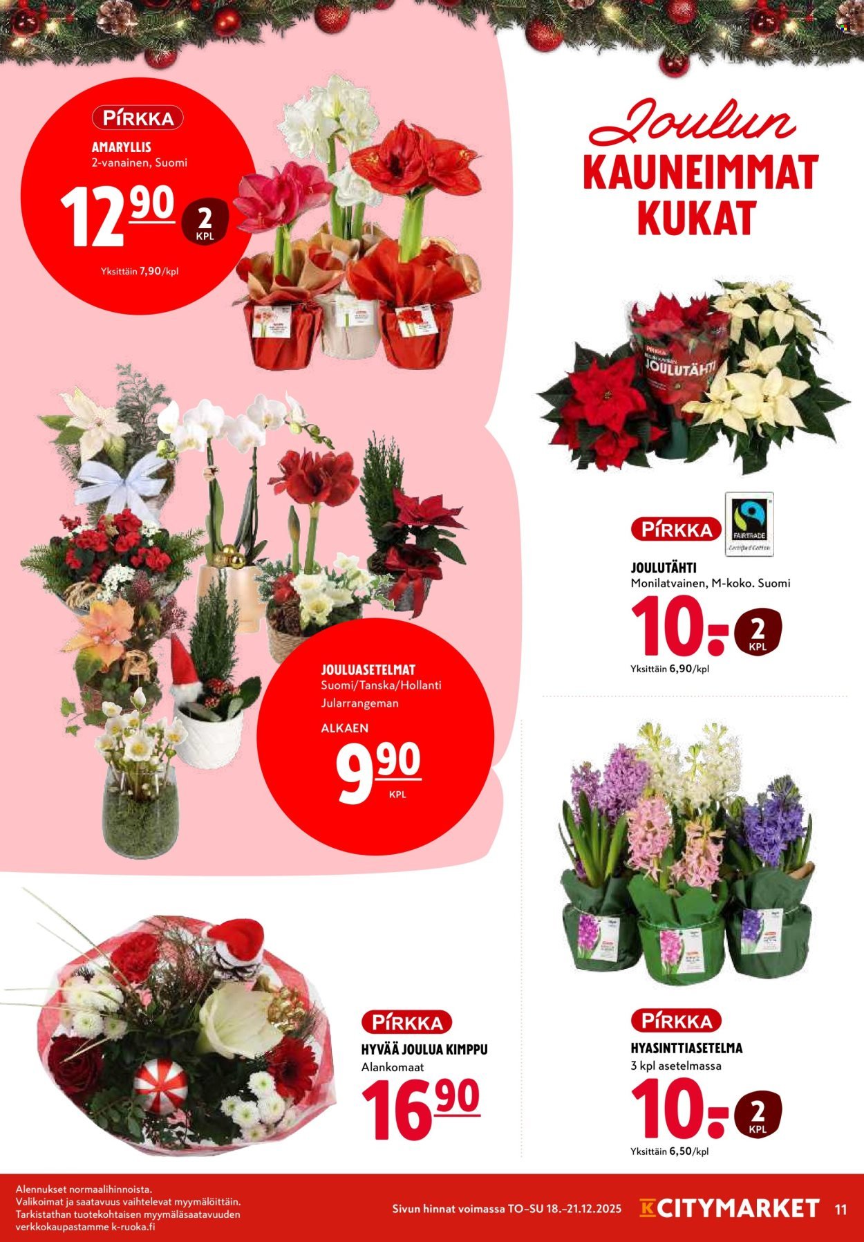 K-CITYMARKET tarjoukset - Alkaen TO 18.12.2025