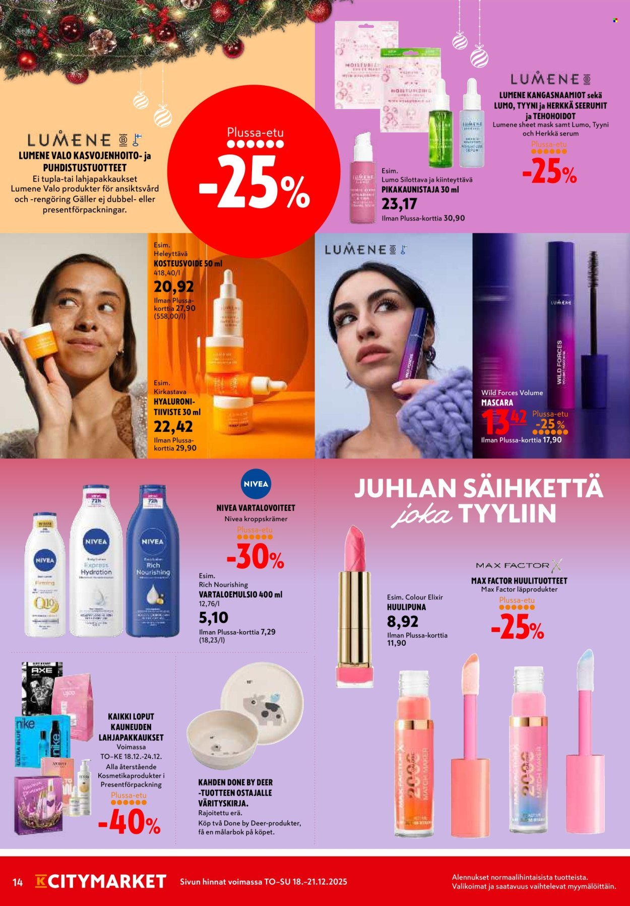 K-CITYMARKET tarjoukset - Alkaen TO 18.12.2025