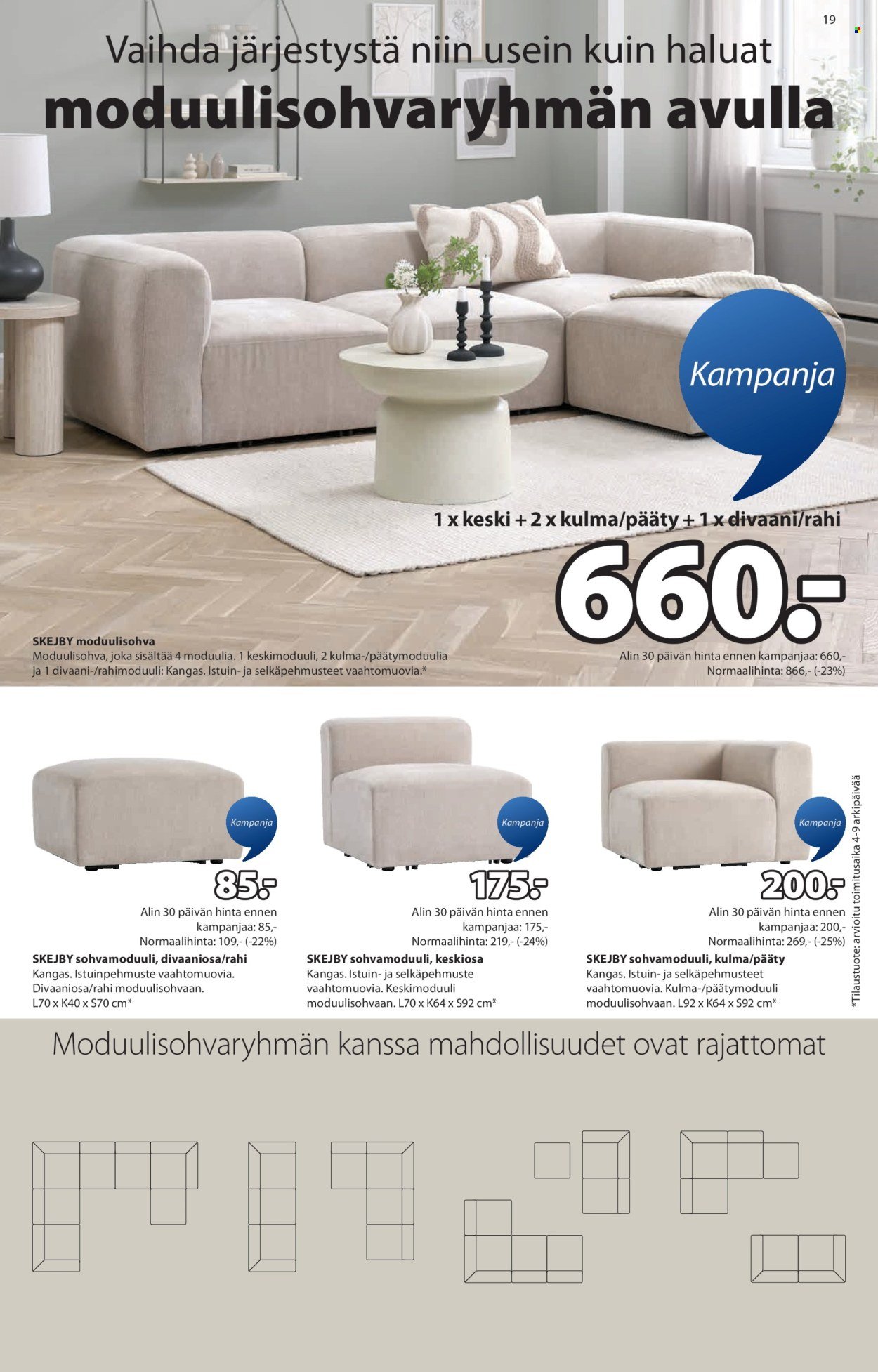 JYSK tarjoukset - Viikon tarjoukset (2025-10-09 - 2025-10-22)