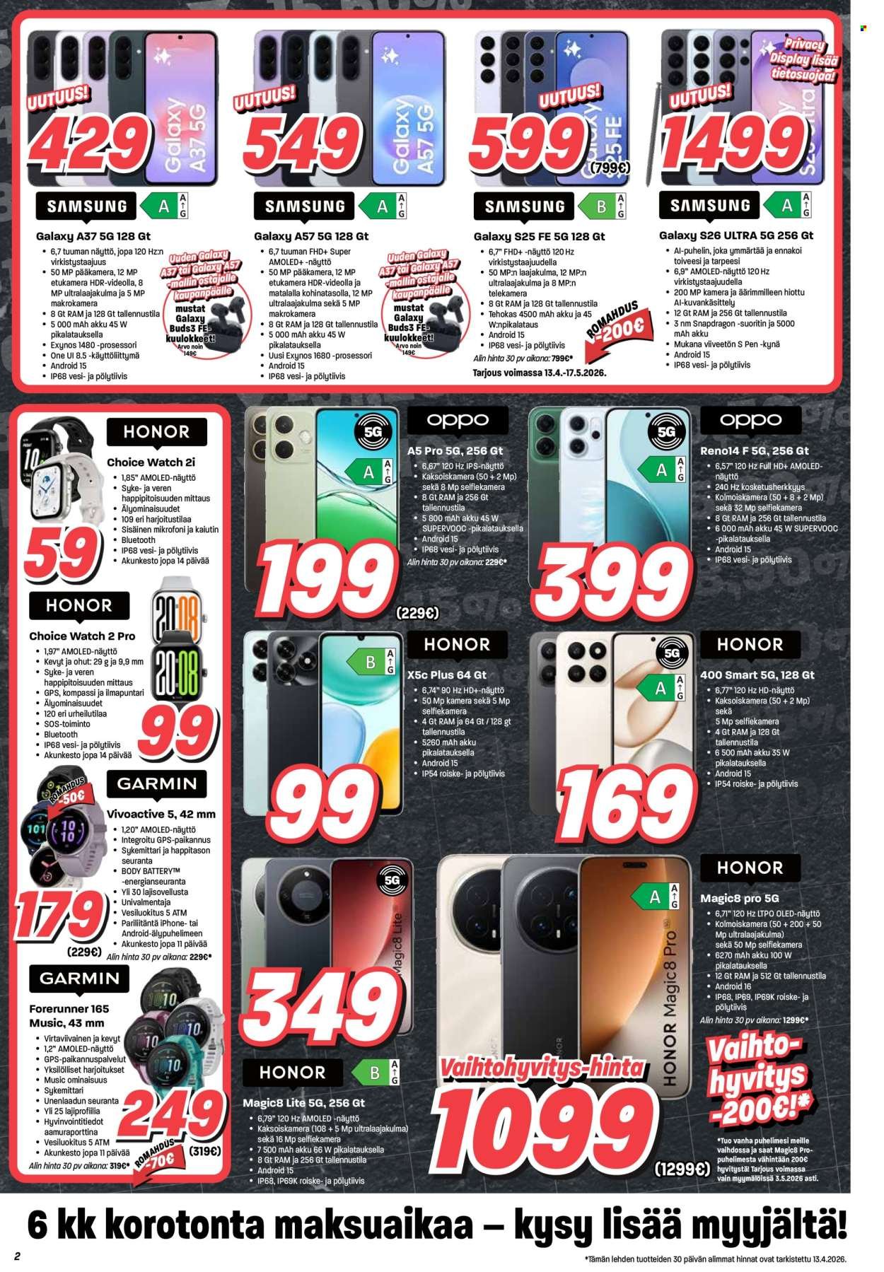 VEIKON KONE tarjoukset - Alkaen MA 20.4.2026