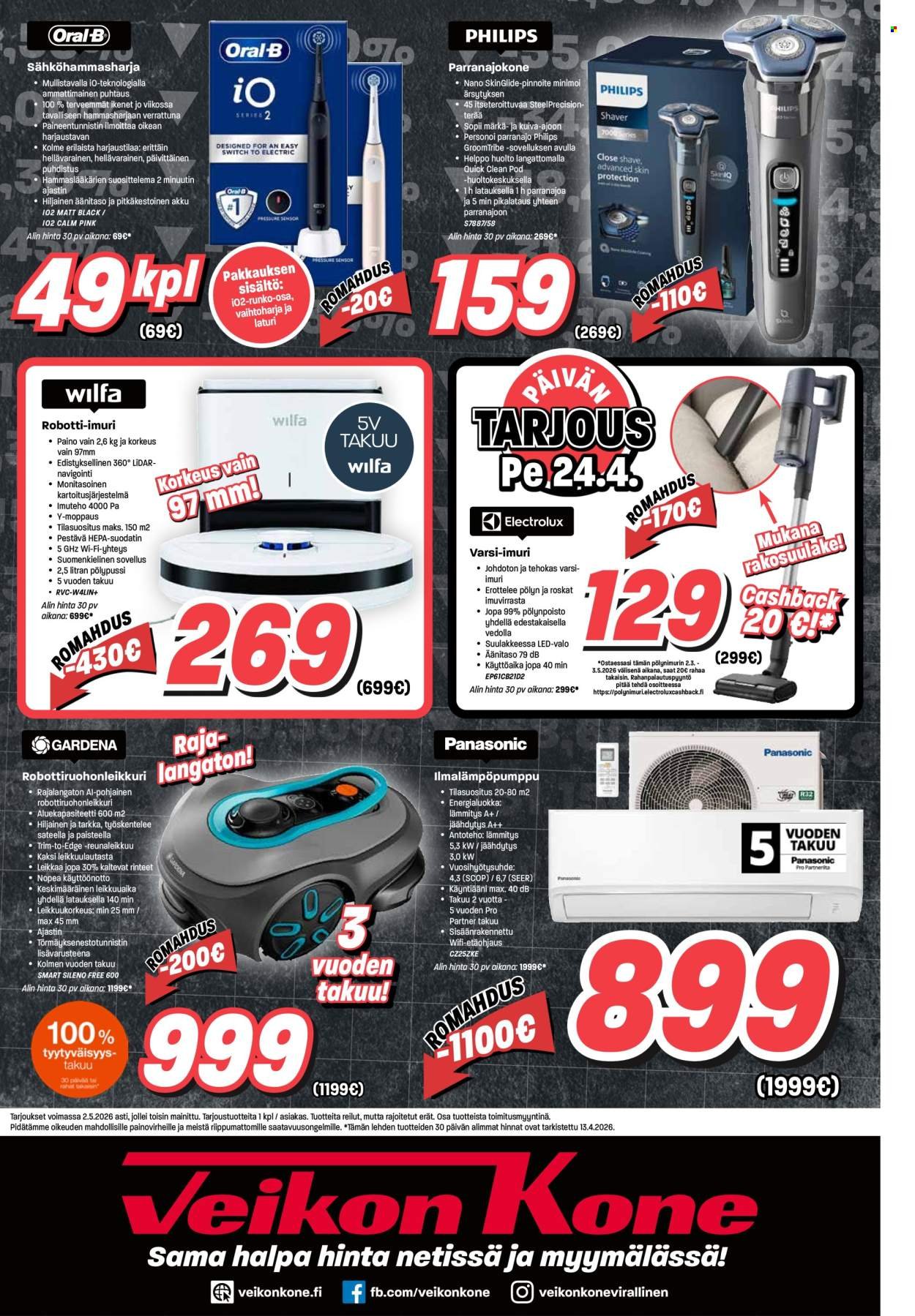 VEIKON KONE tarjoukset - Alkaen MA 20.4.2026
