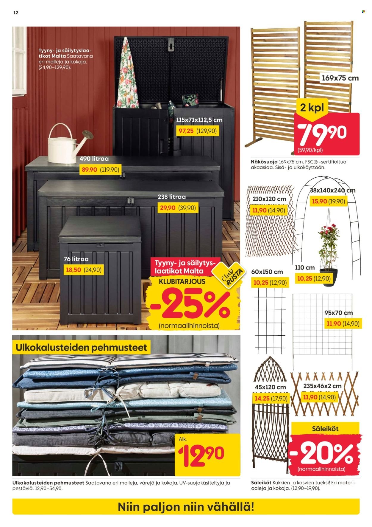 RUSTA tarjoukset - Alkaen MA 30.3.2026