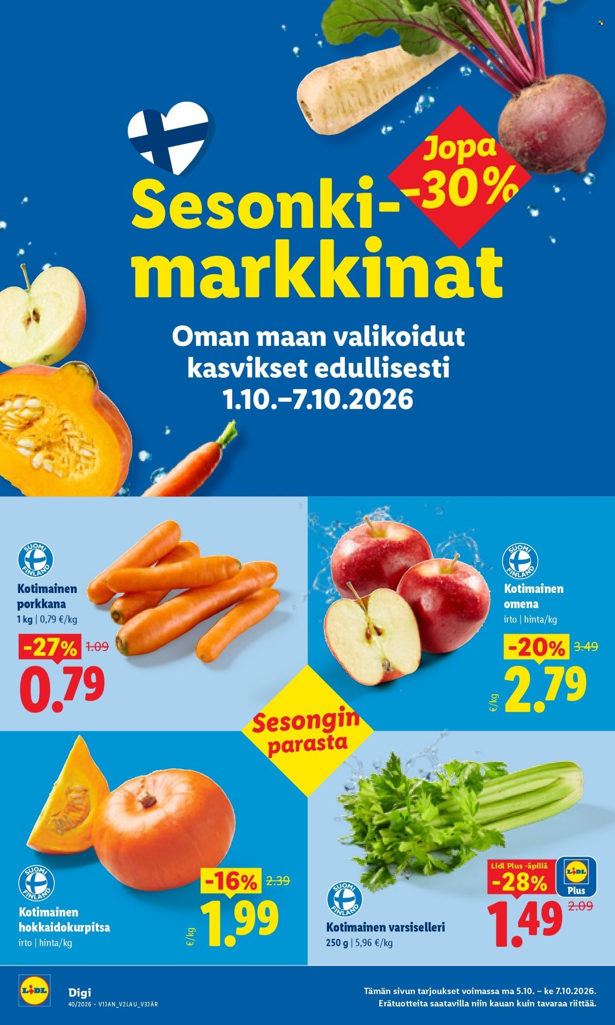 LIDL tarjoukset - Alkaen MA 5.10.2026
