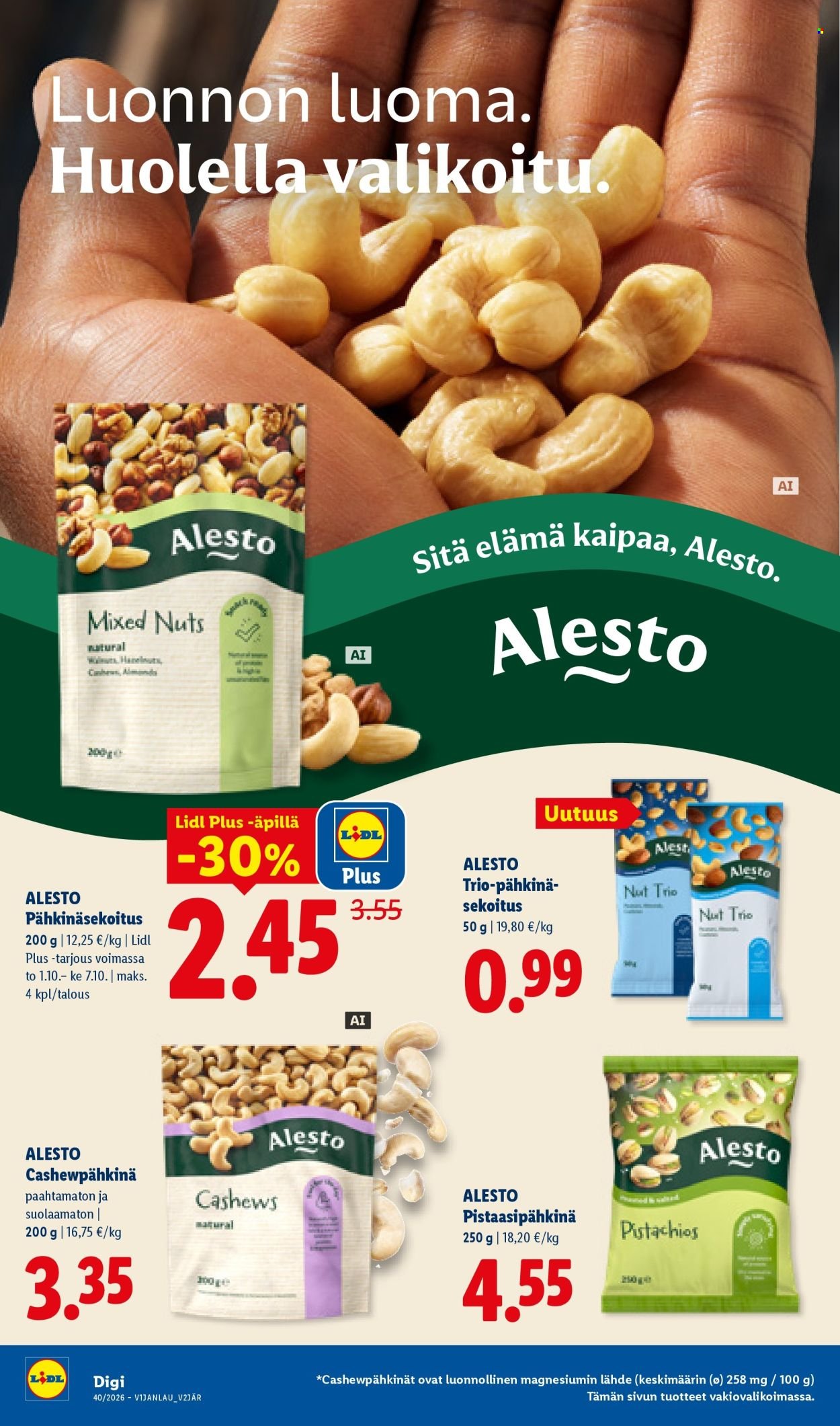 LIDL tarjoukset - Alkaen MA 5.10.2026