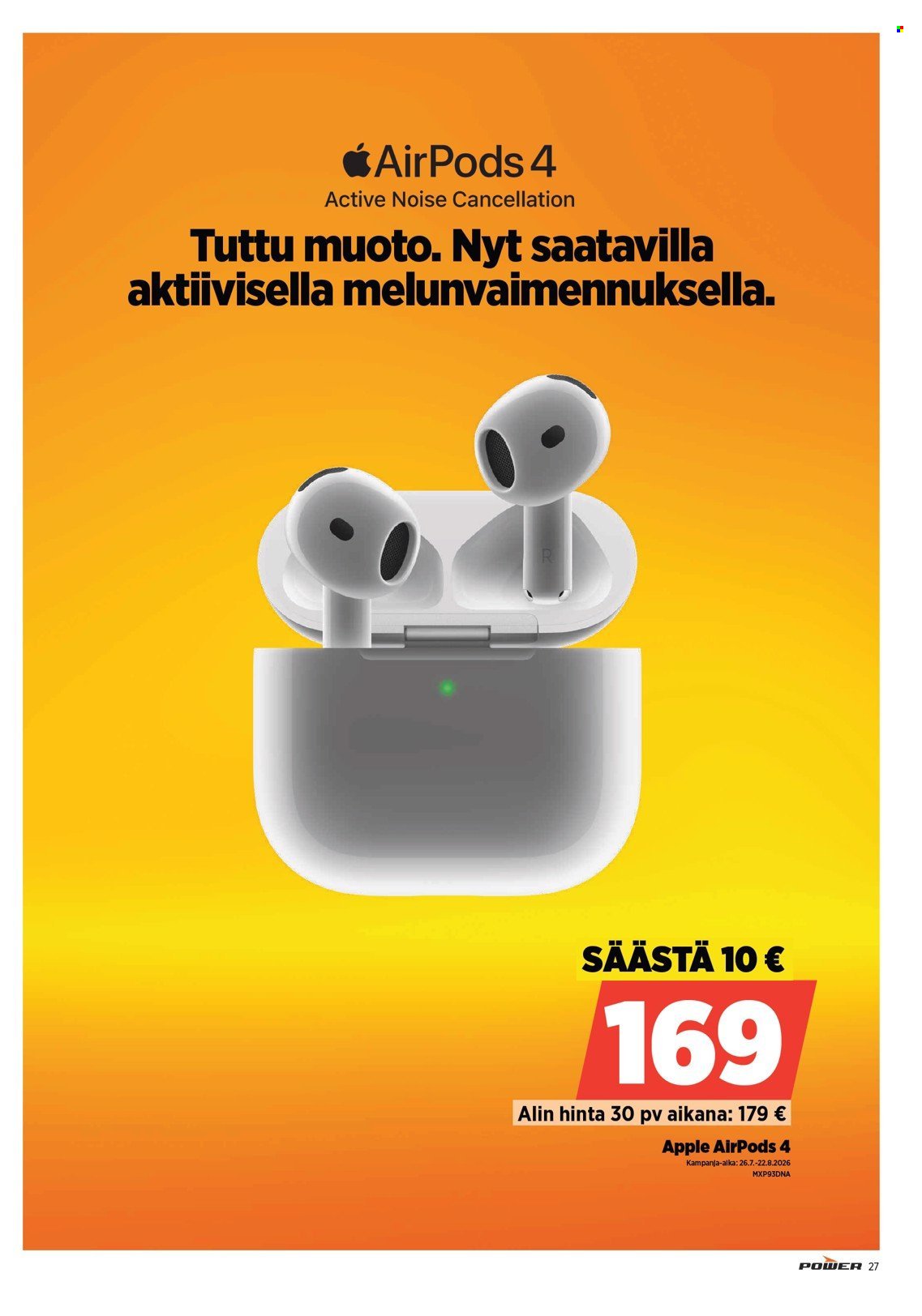 POWER tarjoukset - Elokuu 2026