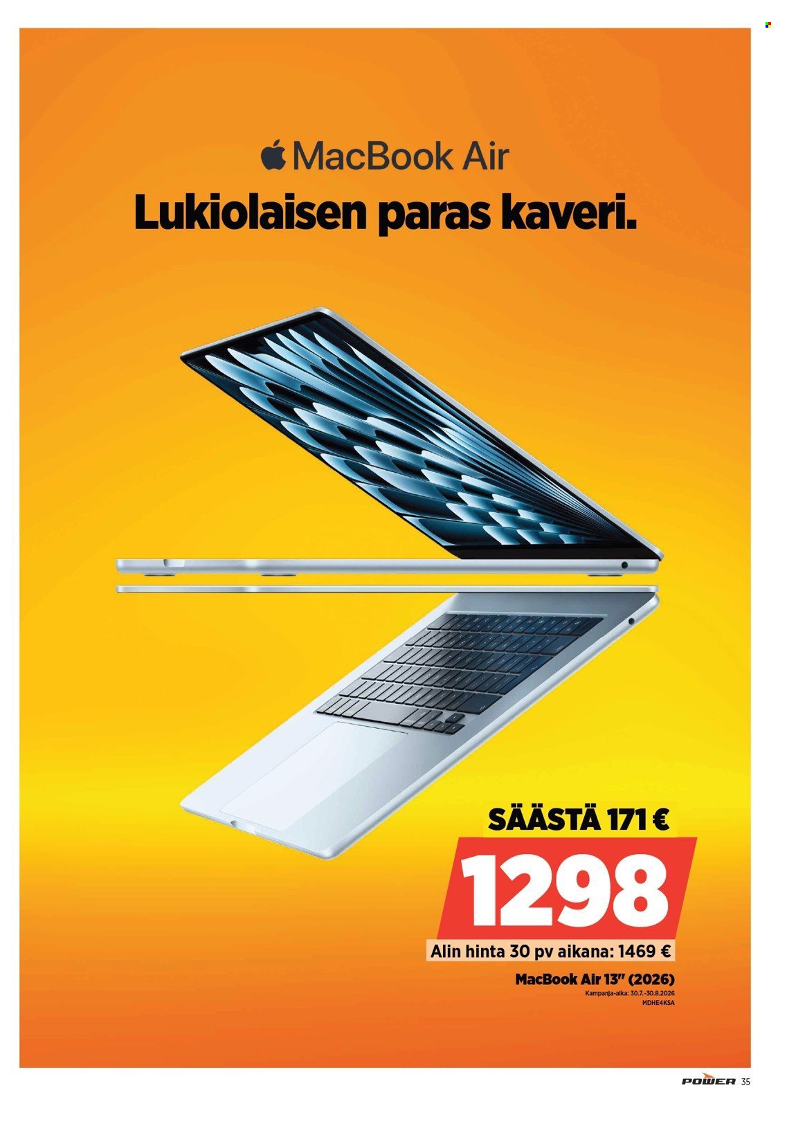 POWER tarjoukset - Elokuu 2026