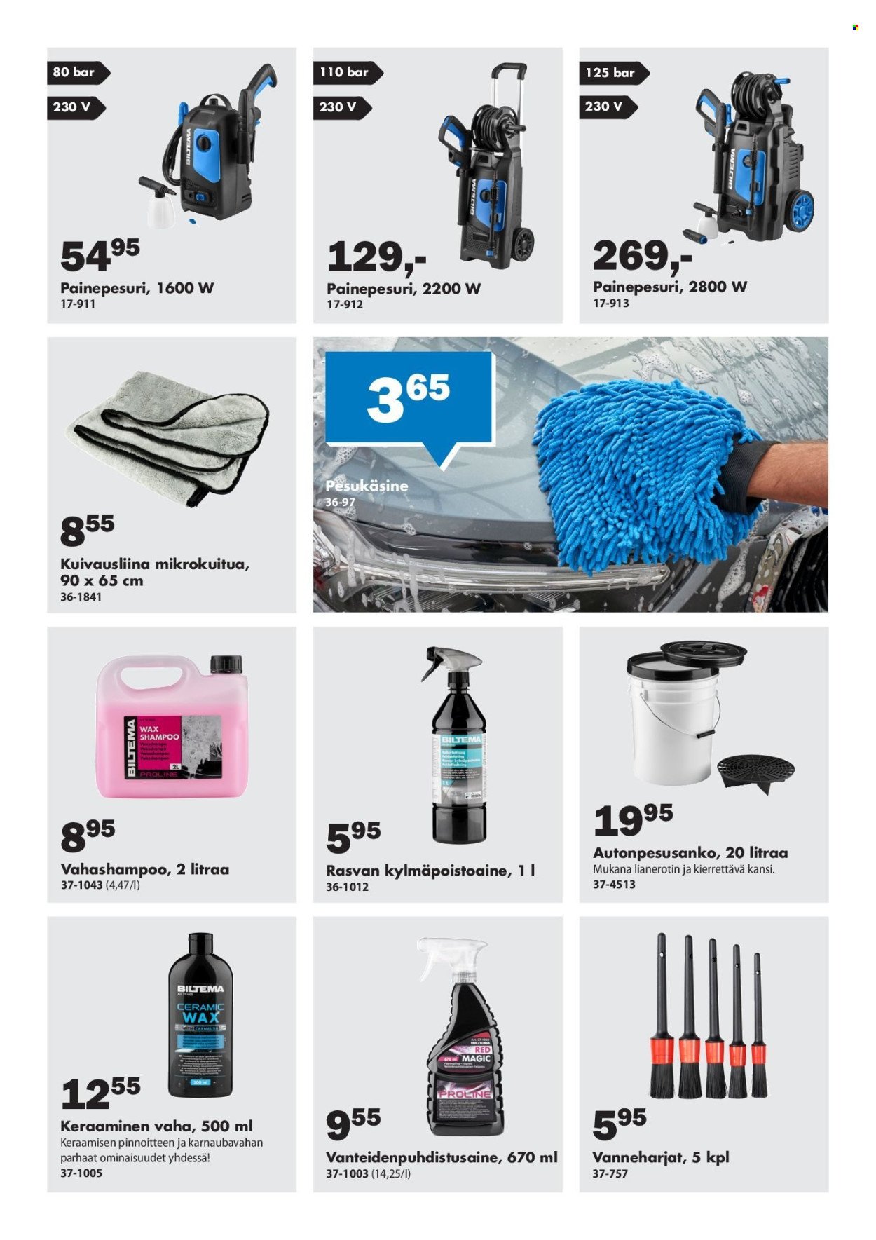 BILTEMA tarjoukset - Huhtikuu 2026