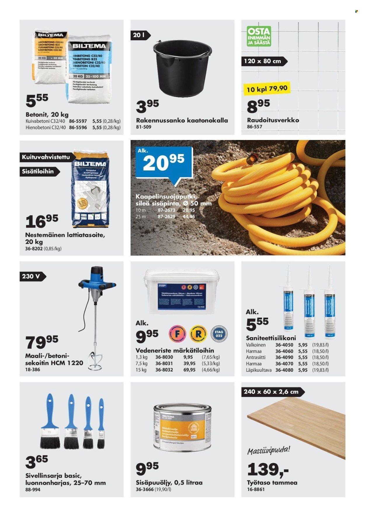 BILTEMA tarjoukset - Huhtikuu 2026