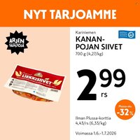 K-MARKET tarjoukset - Alkaen MA 1.6.2026