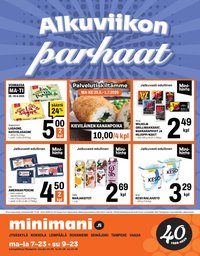 MINIMANI tarjoukset - Alkaen MA 29.6.2026